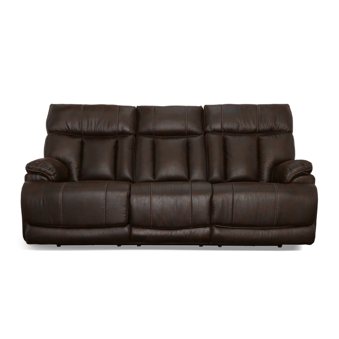 Canapé inclinable électrique Clive avec appuis-tête et soutien lombaire électriques par Flexsteel - 88 x 43 x 41