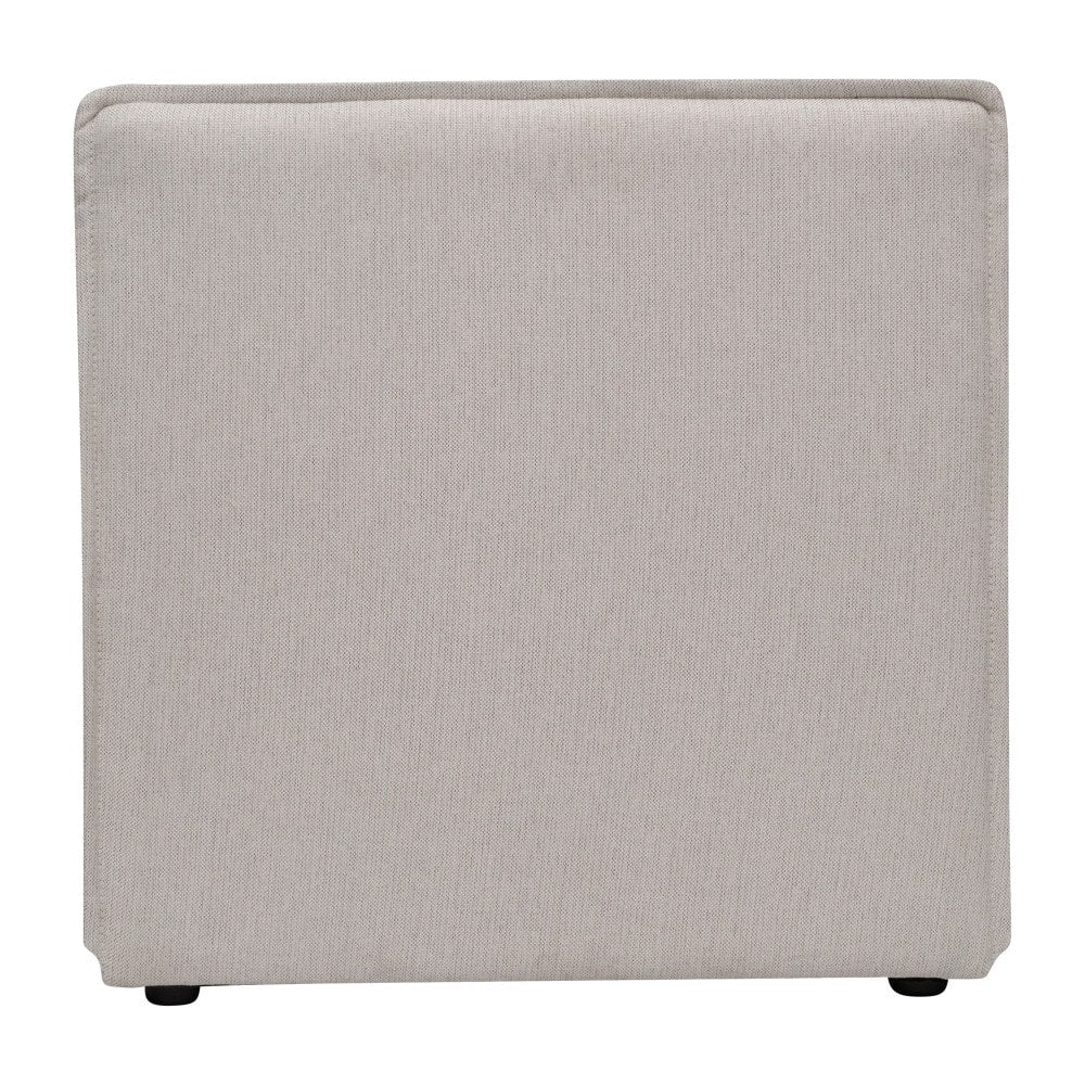 Canapé sectionnel modulaire contemporain sans accoudoirs - 36,75 P x 28,25 L x 28 H