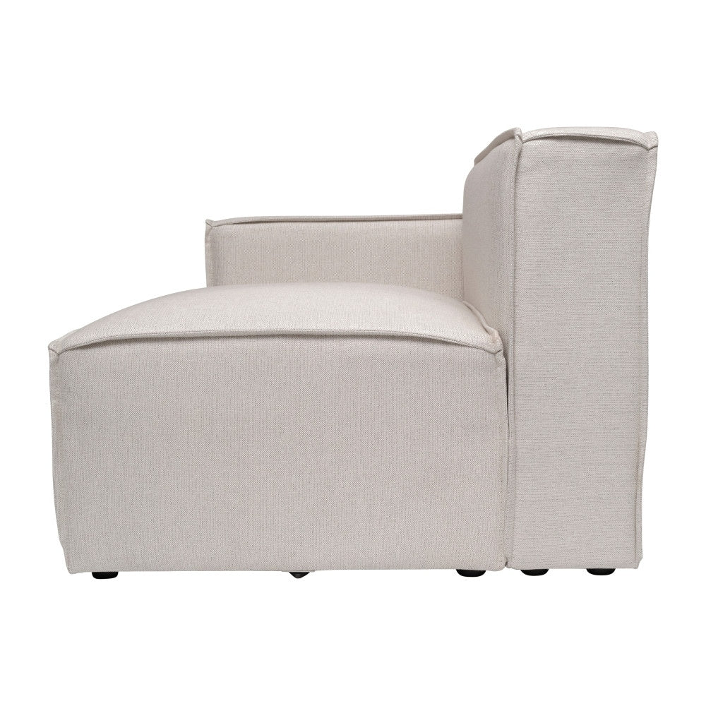 Canapé sectionnel modulaire contemporain avec accoudoirs côté gauche