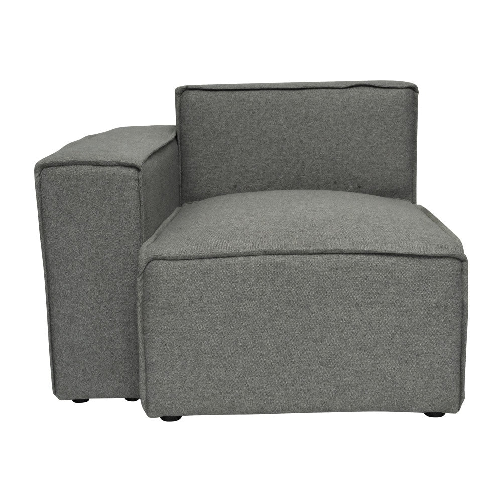 Canapé sectionnel modulaire contemporain avec accoudoirs côté gauche