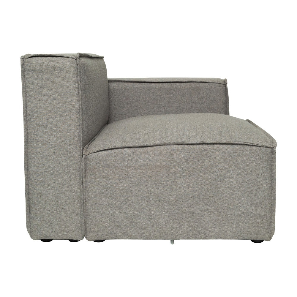 Canapé sectionnel modulaire contemporain avec accoudoirs côté droit