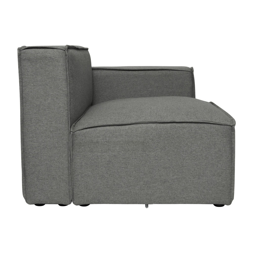 Canapé sectionnel modulaire contemporain avec accoudoirs côté droit