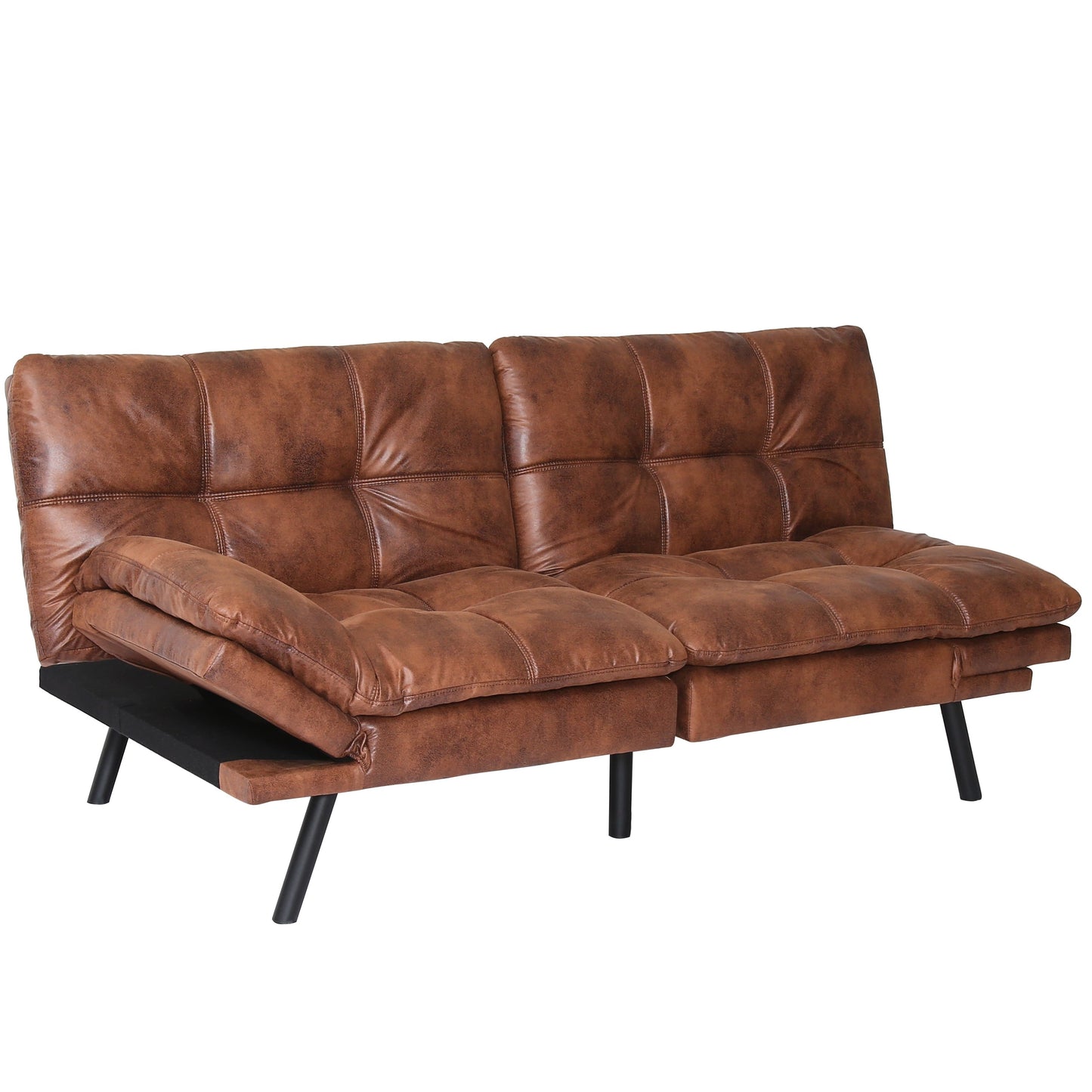 Canapé-lit futon convertible, canapé-lit pliant moderne