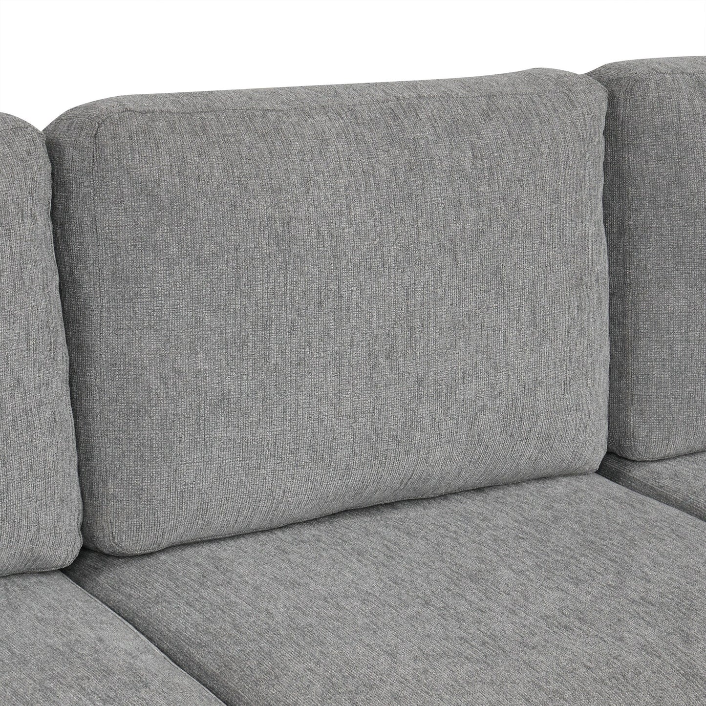 Canapé sectionnel convertible en U avec lit gigogne, ports USB et porte-gobelets pour le salon
