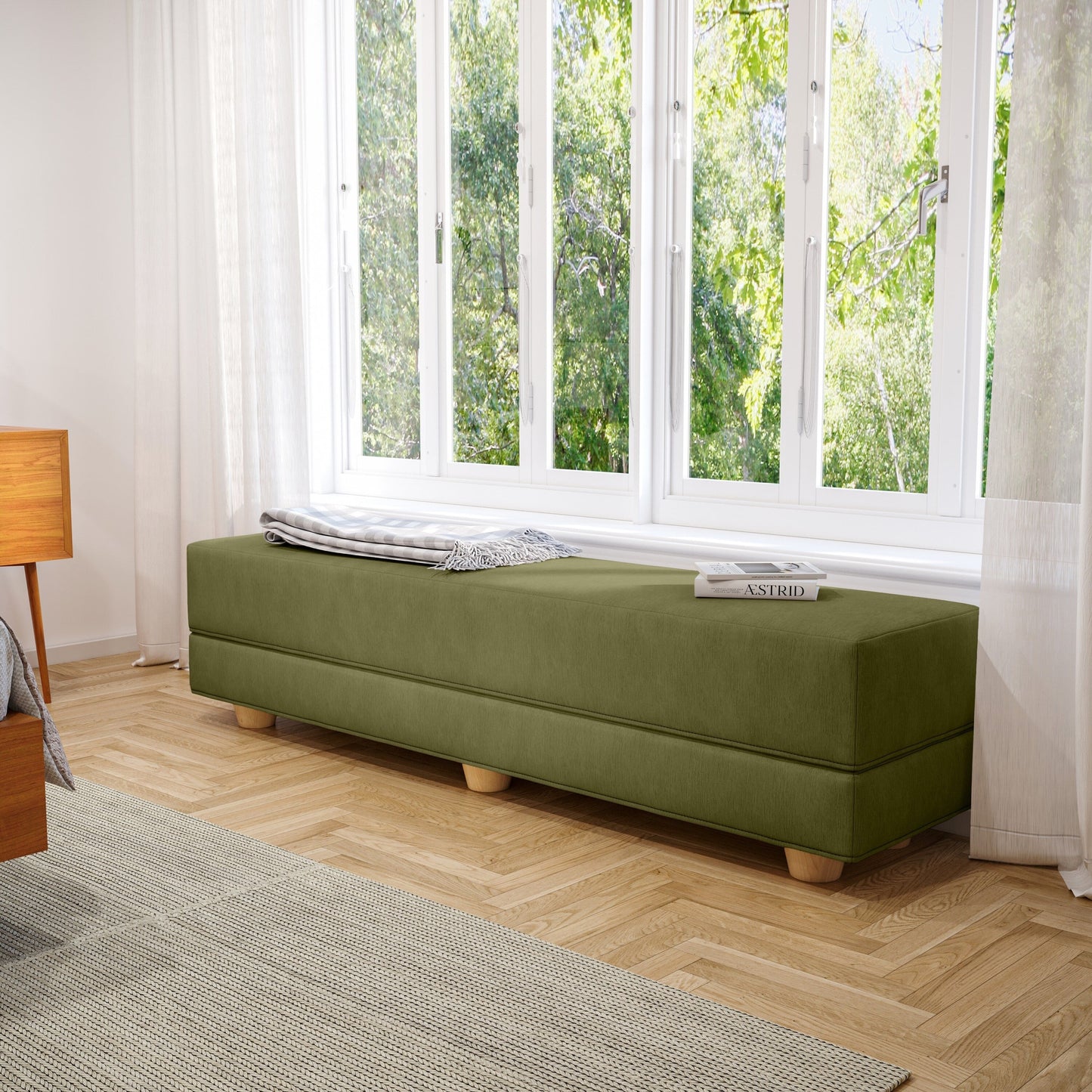 Banquette-lit convertible Jaxx Camden / Lit d'appoint simple rabattable