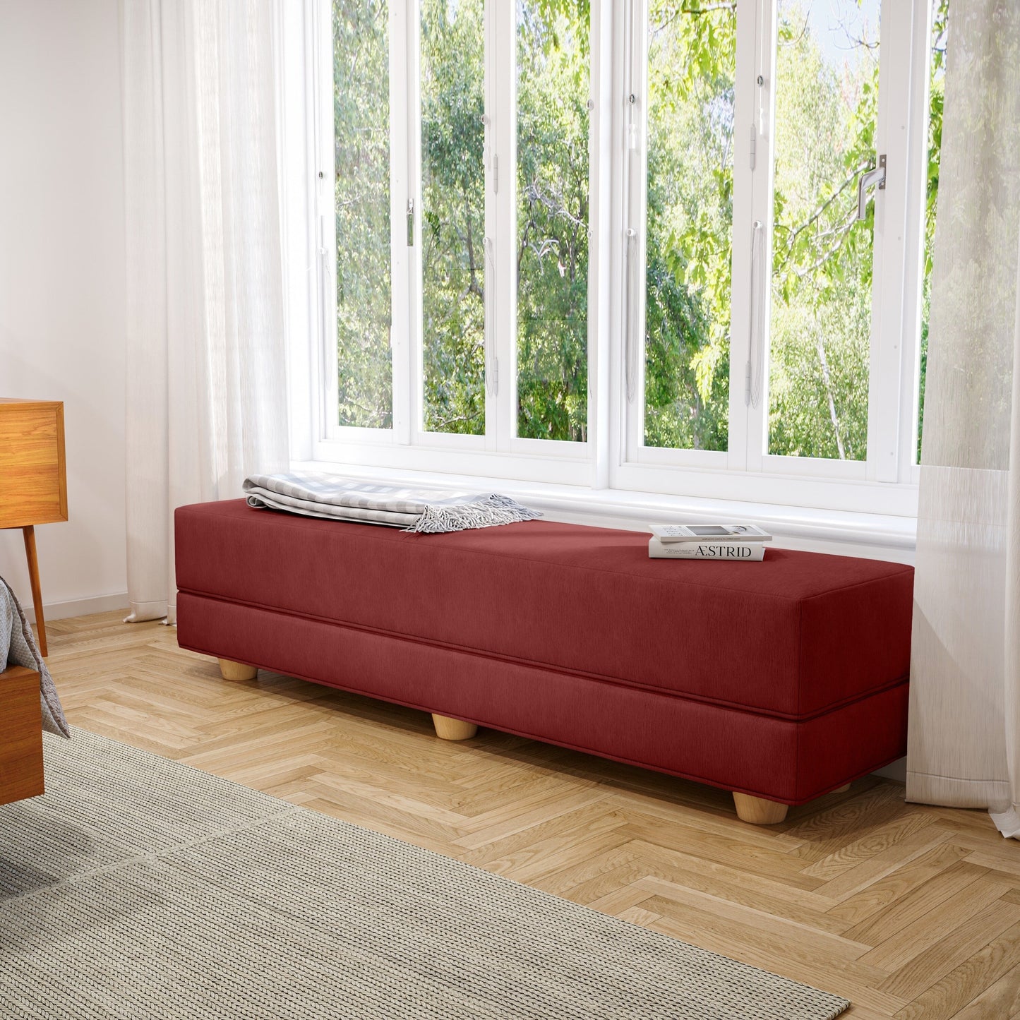 Banquette-lit convertible Jaxx Camden / Lit d'appoint simple rabattable