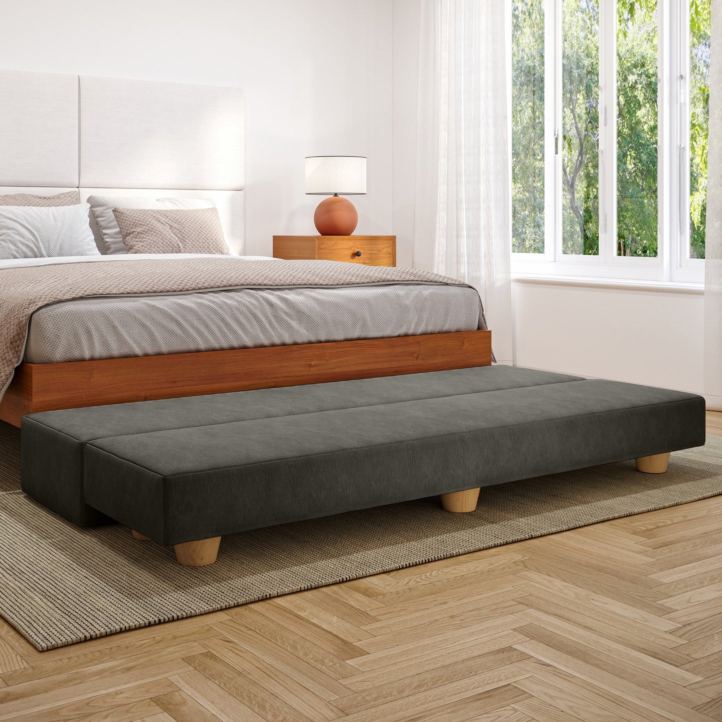 Banquette-lit convertible Jaxx Camden / Lit d'appoint simple rabattable