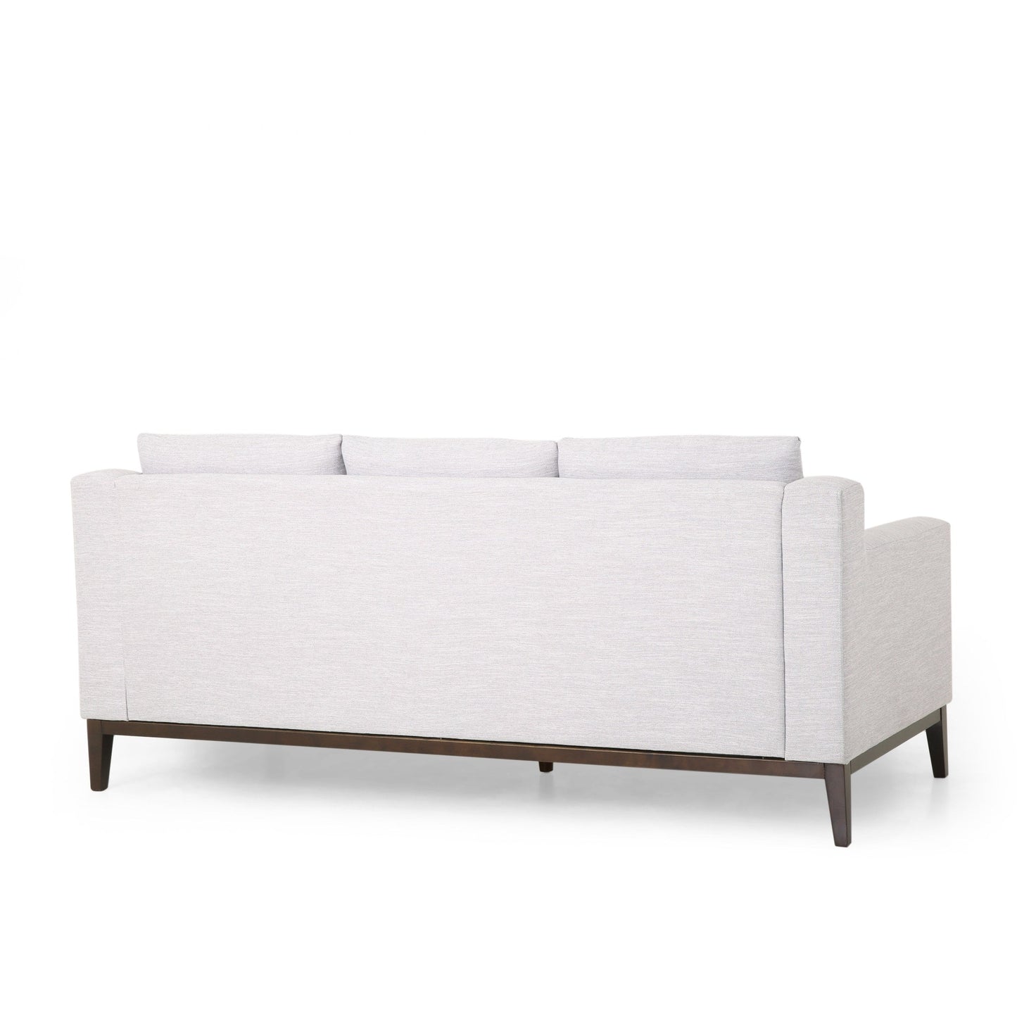 Canapé 3 places contemporain en tissu Elliston avec coussins décoratifs par Christopher Knight Home