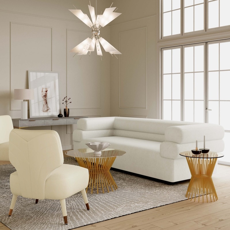 Canapé rembourré Elsa par Inspire Me Home Decor