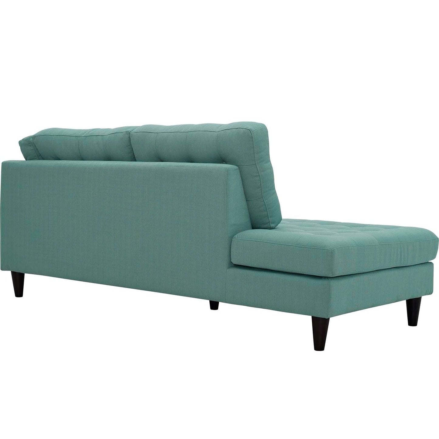 Chaise longue rembourrée en tissu Carson Carrington Humlebaek Empress