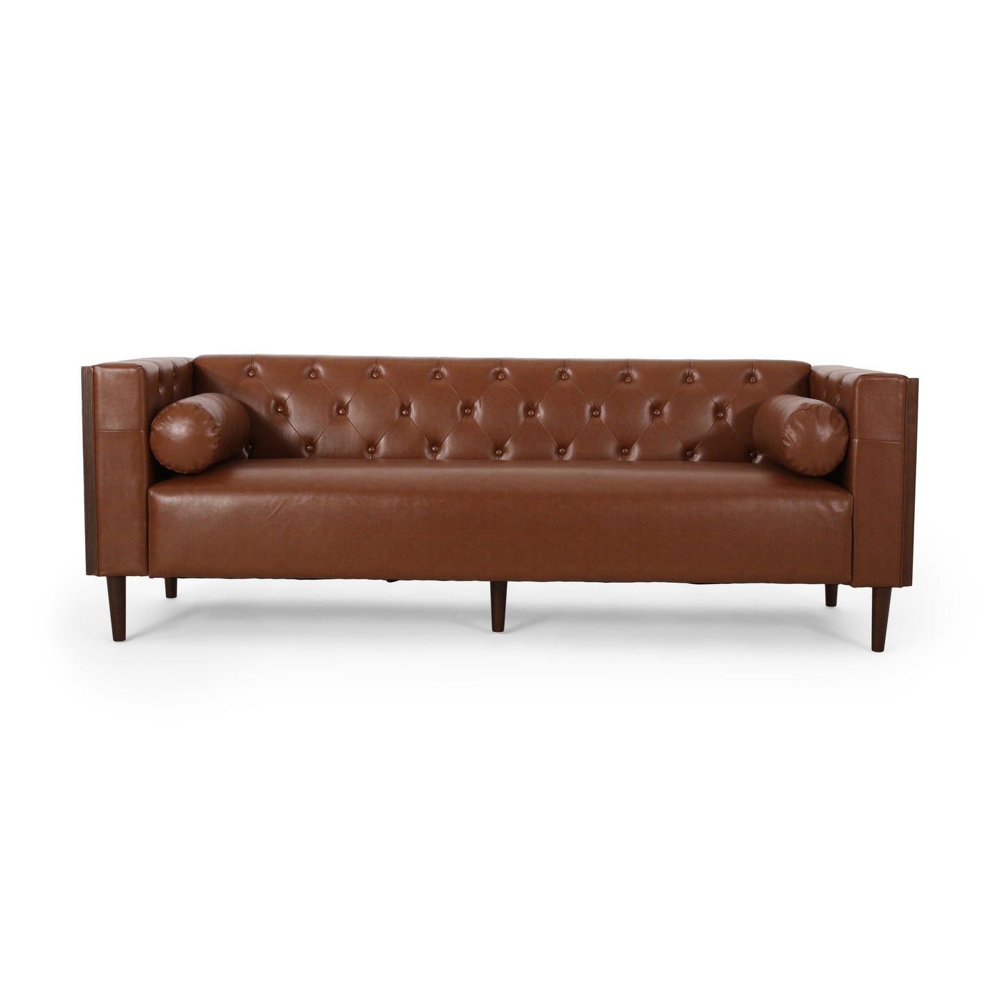 Canapé capitonné moderne Faraway avec coussins décoratifs par Christopher Knight Home