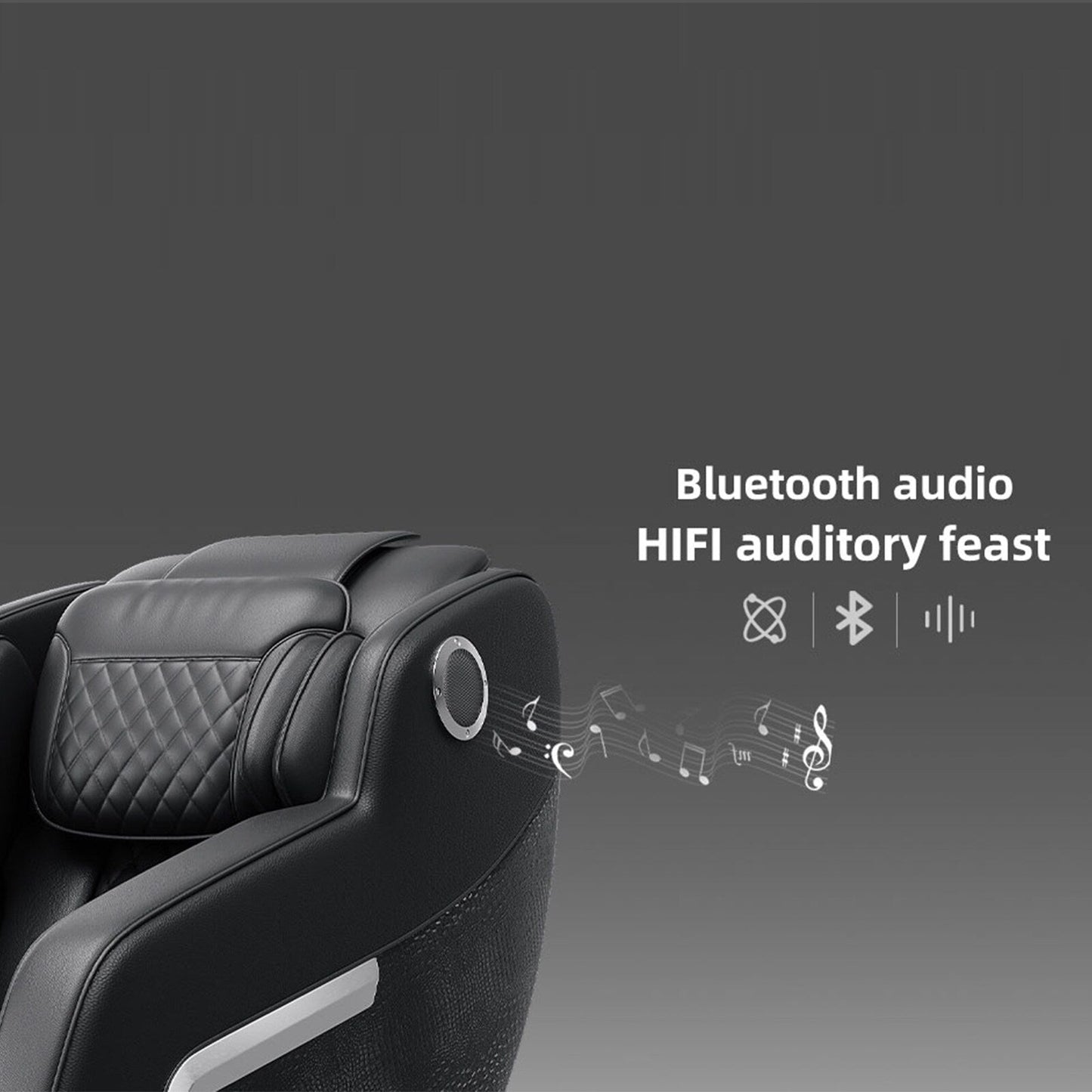 Fauteuil de massage complet du corps, fauteuil inclinable à gravité zéro, massage par thermothérapie, système de massage à air et techniques de shiatsu et de pétrissage
