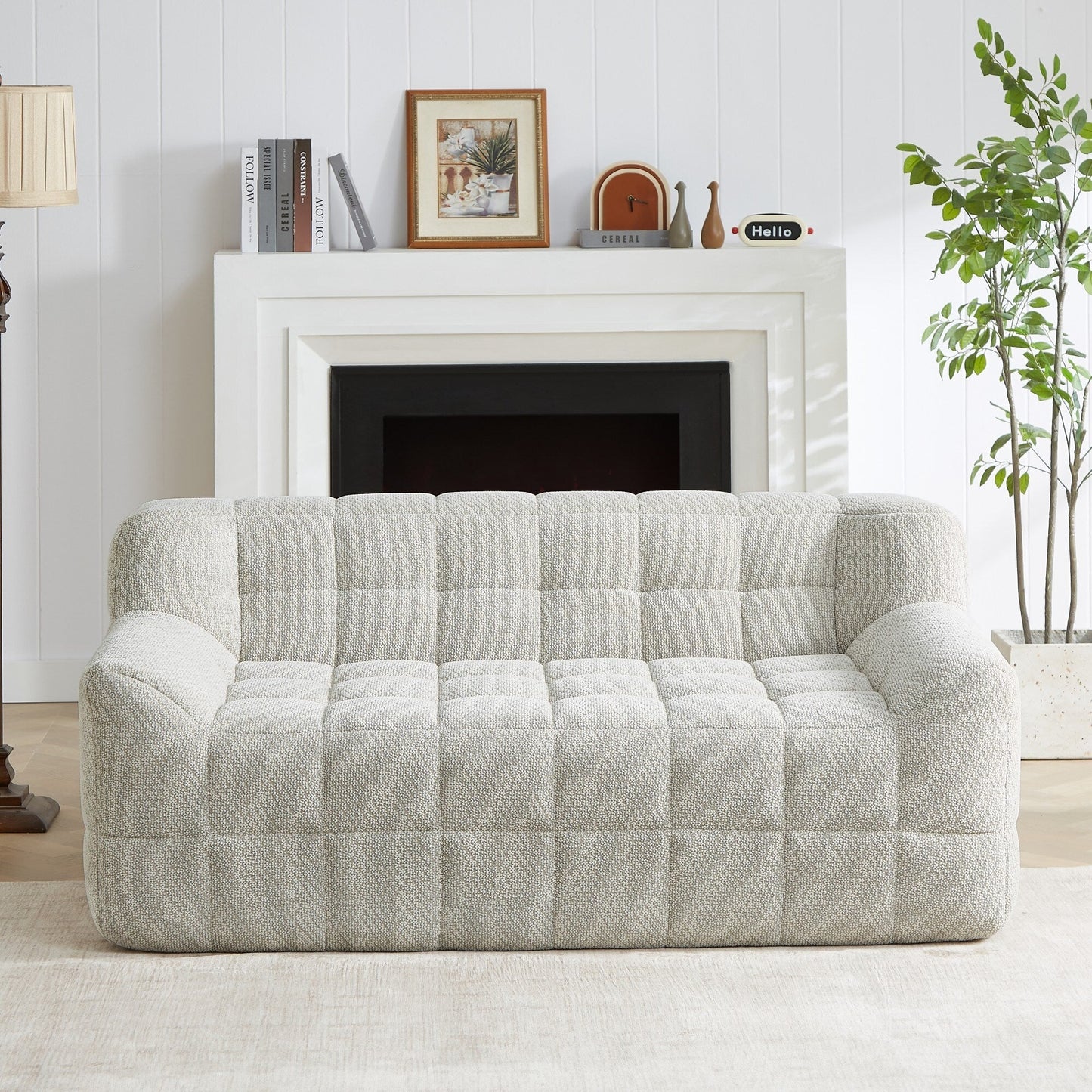 Canapé modulaire à compression complète de style simplifié