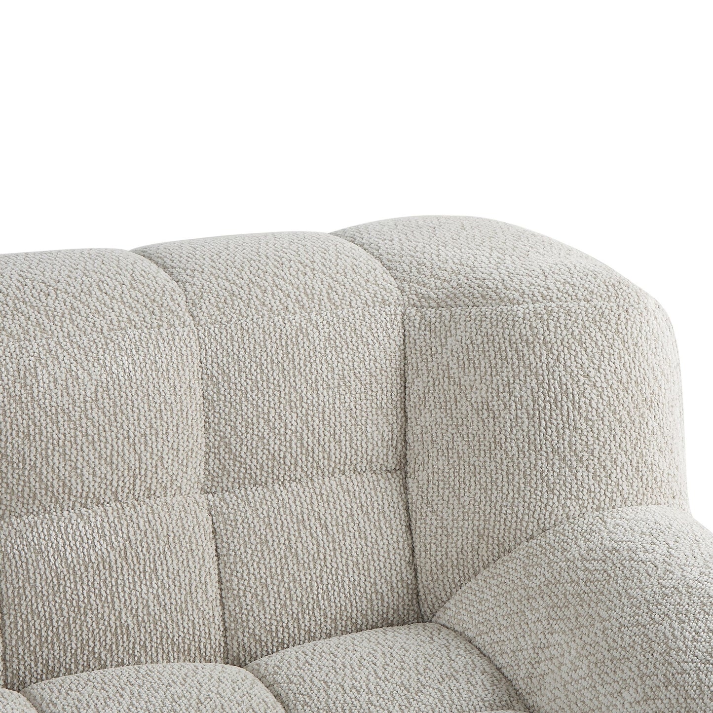 Canapé modulaire à compression complète de style simplifié