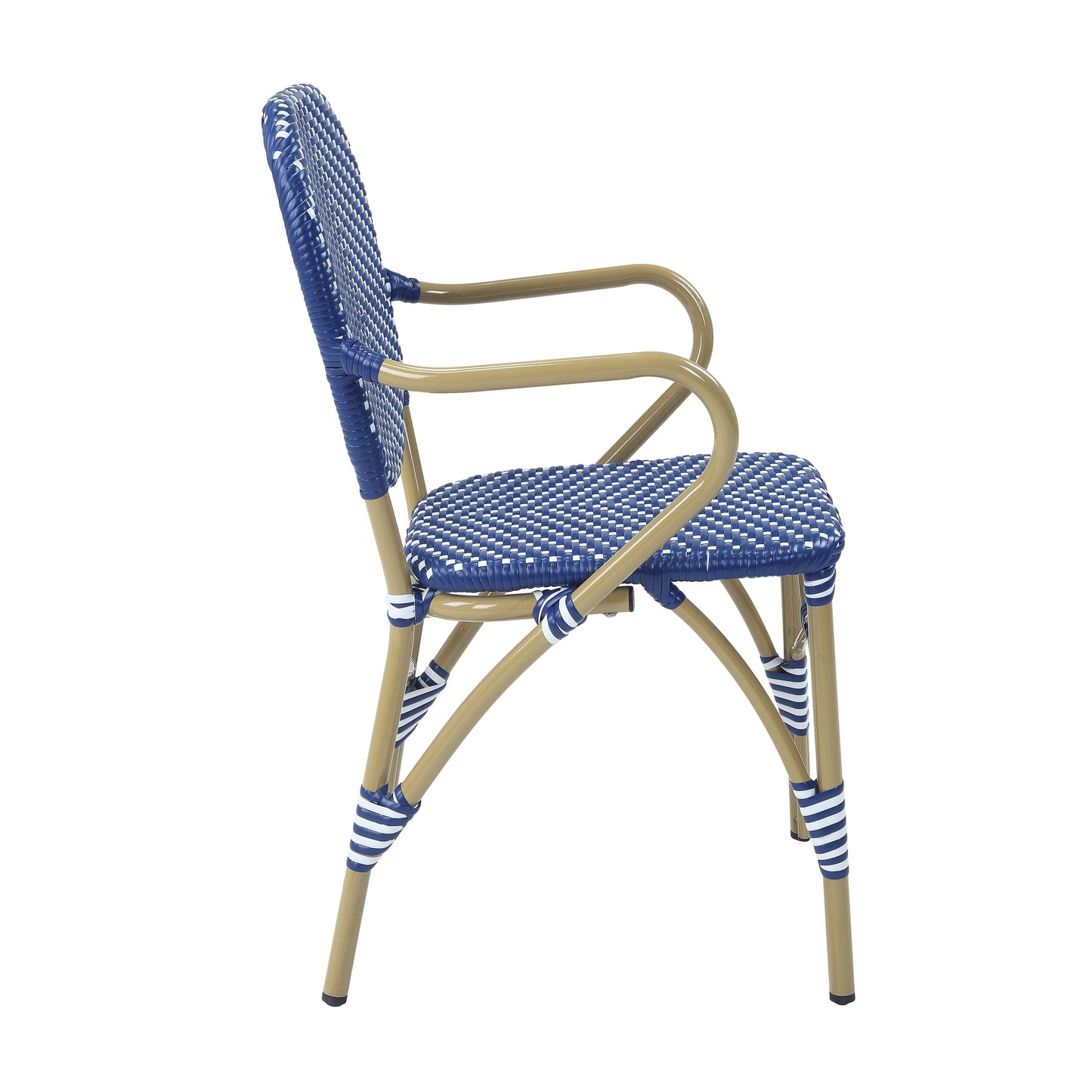 Ensemble bistrot d'extérieur en aluminium 3 pièces Courtnie French Country par Furniture of America