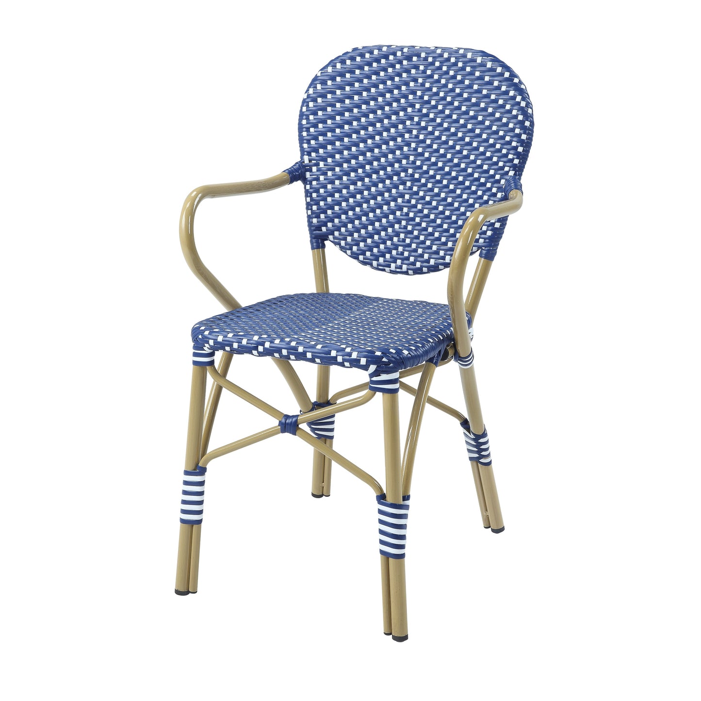 Ensemble bistrot d'extérieur en aluminium 3 pièces Courtnie French Country par Furniture of America