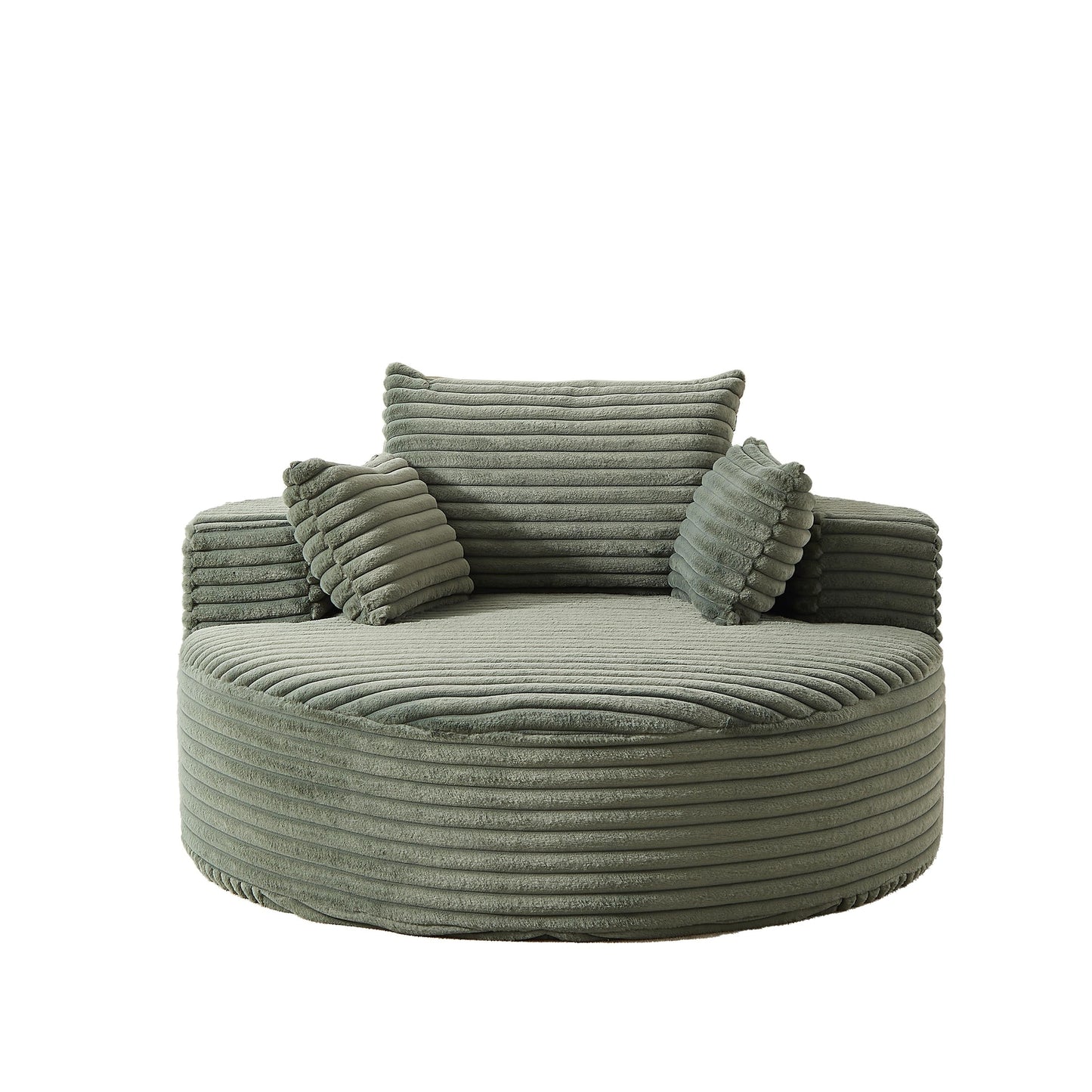 GDFStudio - Canapé simple inclinable en velours côtelé Emberwood