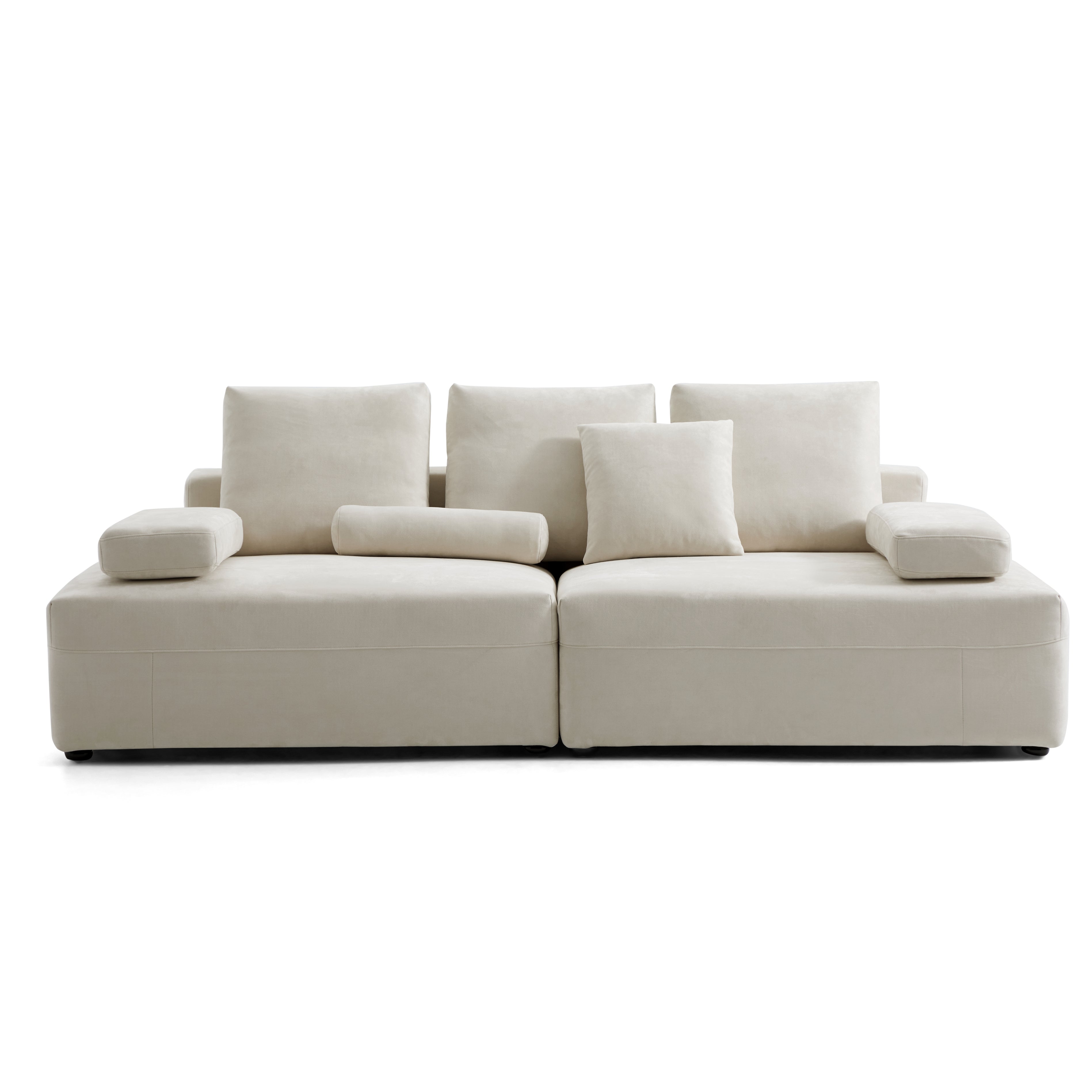 Composition Wabi-Sabi Gray Sofa
