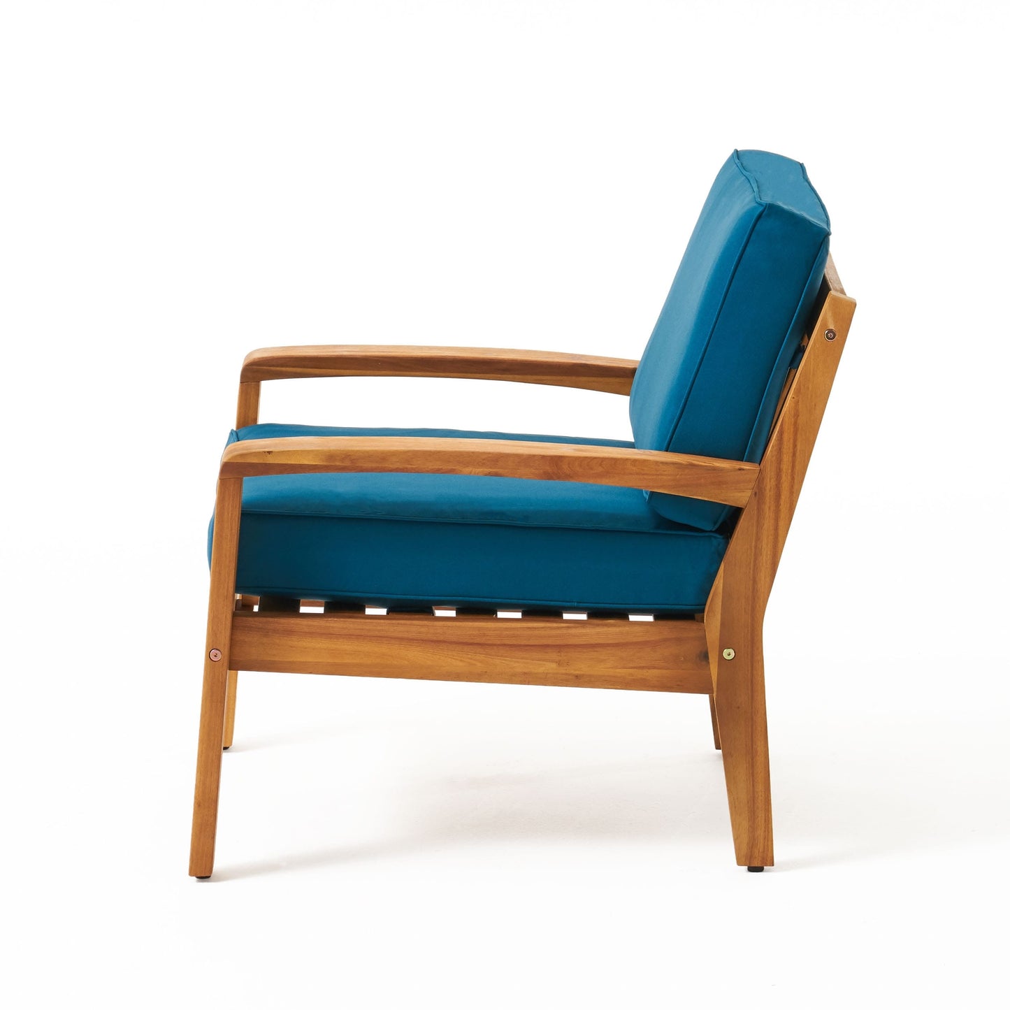 Fauteuil club d'extérieur en bois Grenada (lot de 2) par Christopher Knight Home