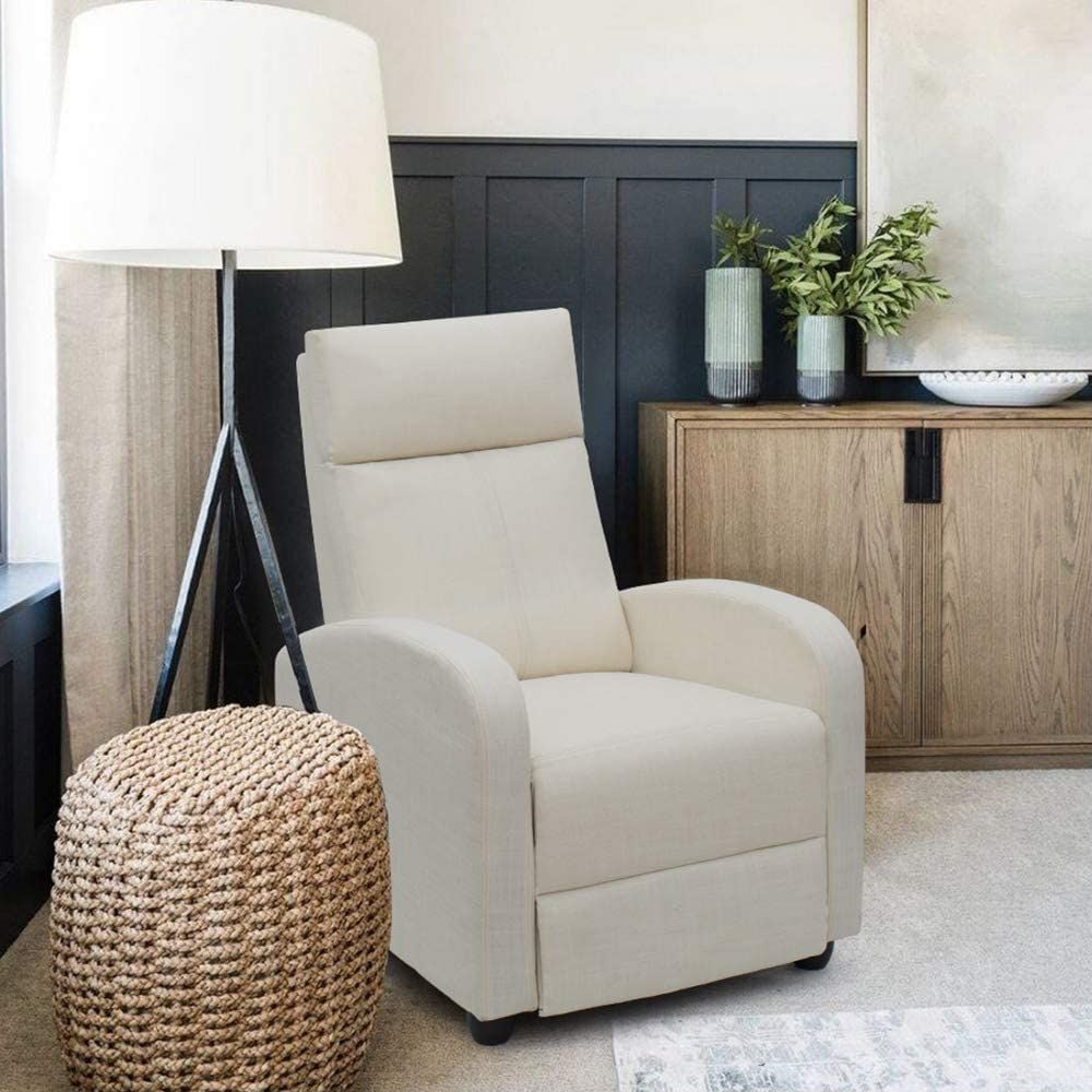 Fauteuil inclinable Homall en tissu pour salon
