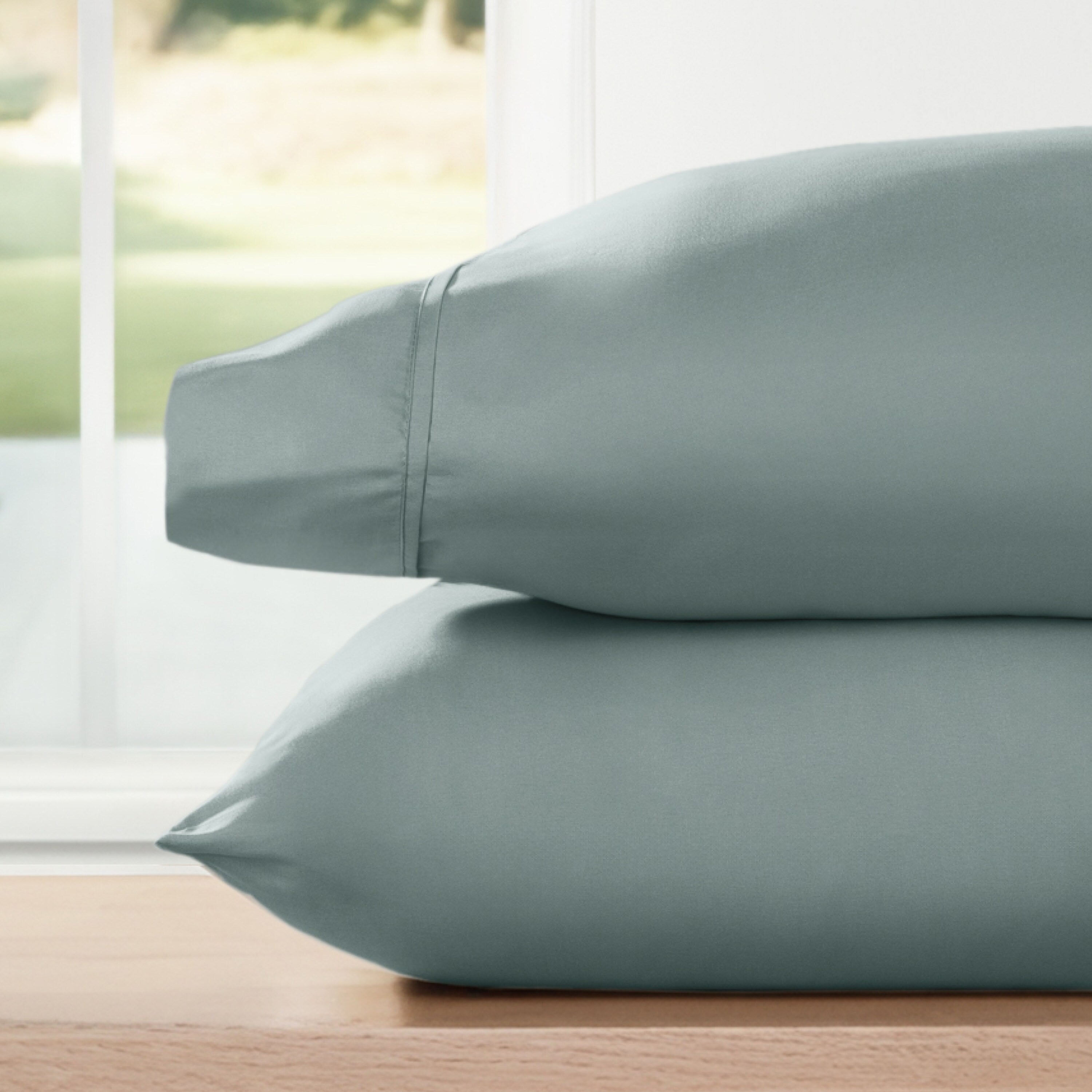 Ensemble de 2 taies d'oreiller en microfibre ultra douce Home Collection