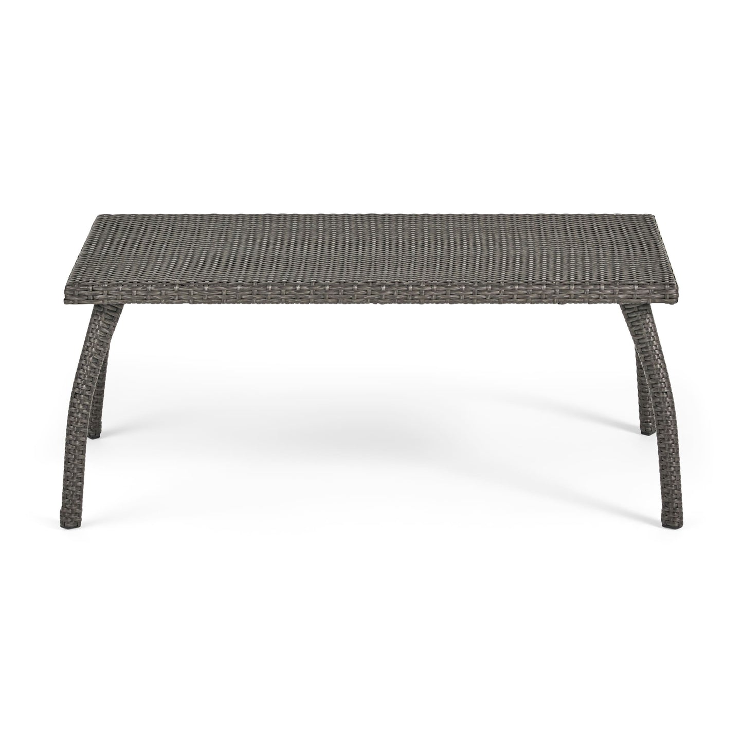 Ensemble de 4 chaises d'extérieur Honolulu en osier avec coussins par Christopher Knight Home