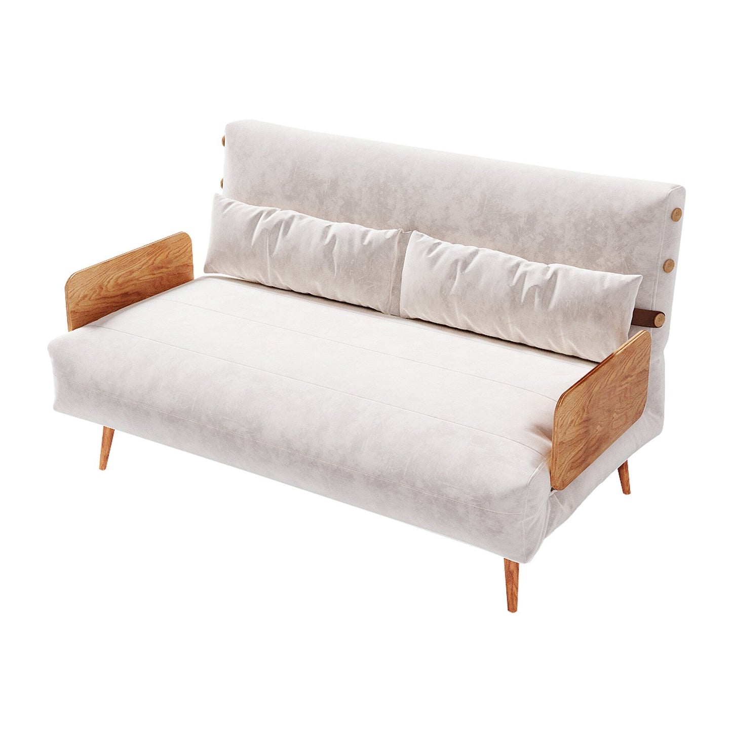 Canapé-lit rembourré moderne JASIWAY 59,1''