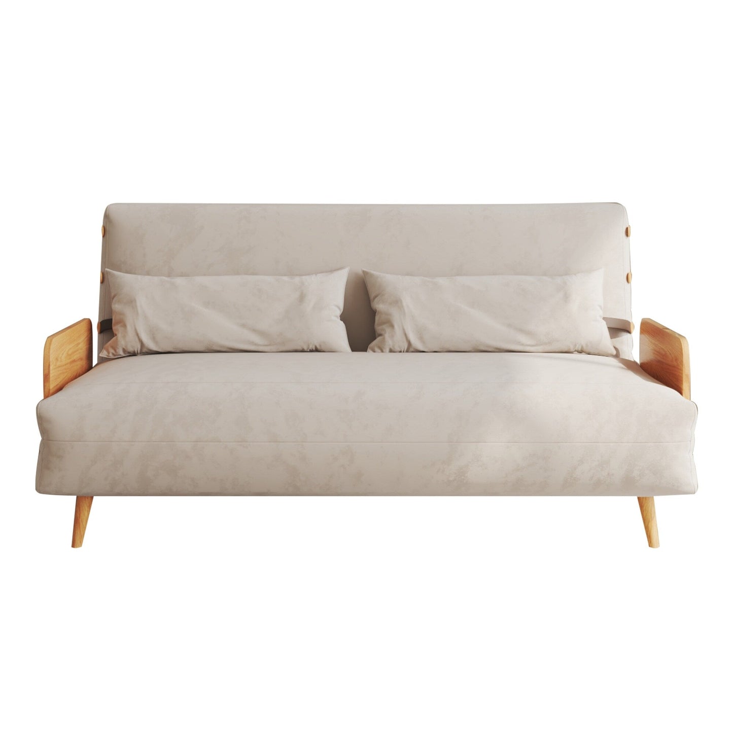 Canapé-lit rembourré moderne JASIWAY 59,1''