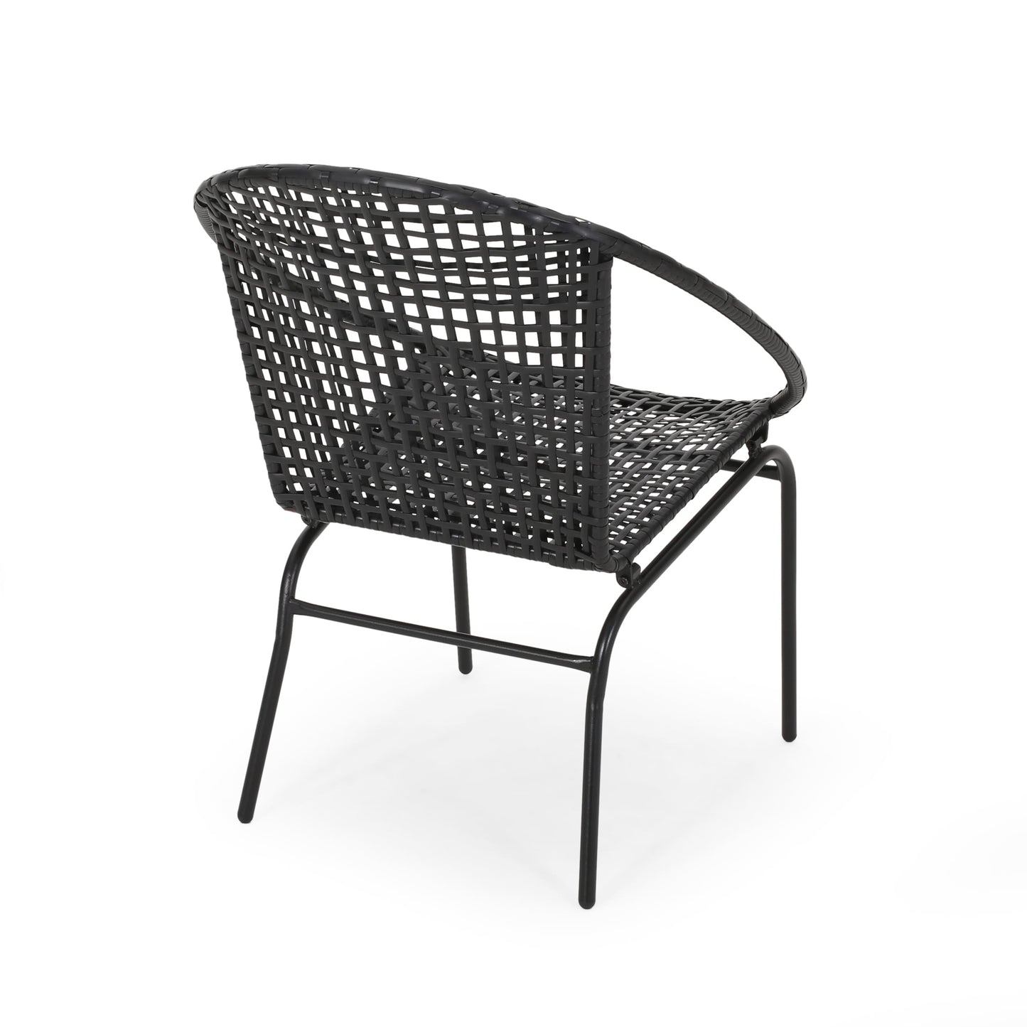 Fauteuil club d'extérieur moderne en osier Java (lot de 2) par Christopher Knight Home