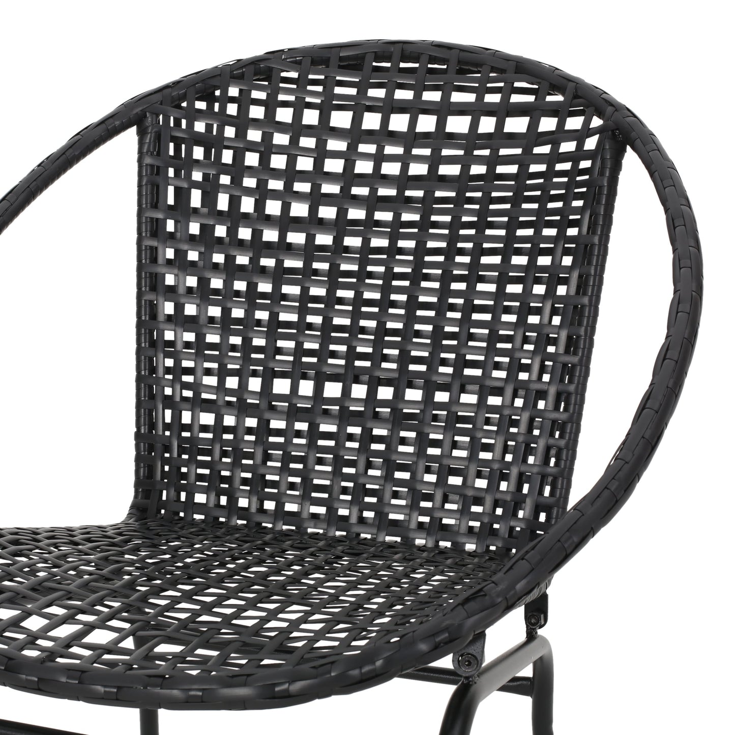 Fauteuil club d'extérieur moderne en osier Java (lot de 2) par Christopher Knight Home