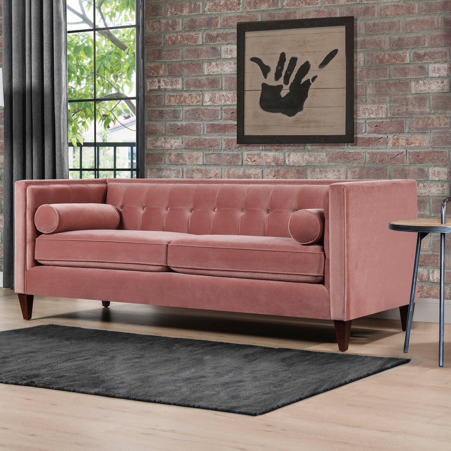 Canapé tuxedo capitonné moderne Jack 84