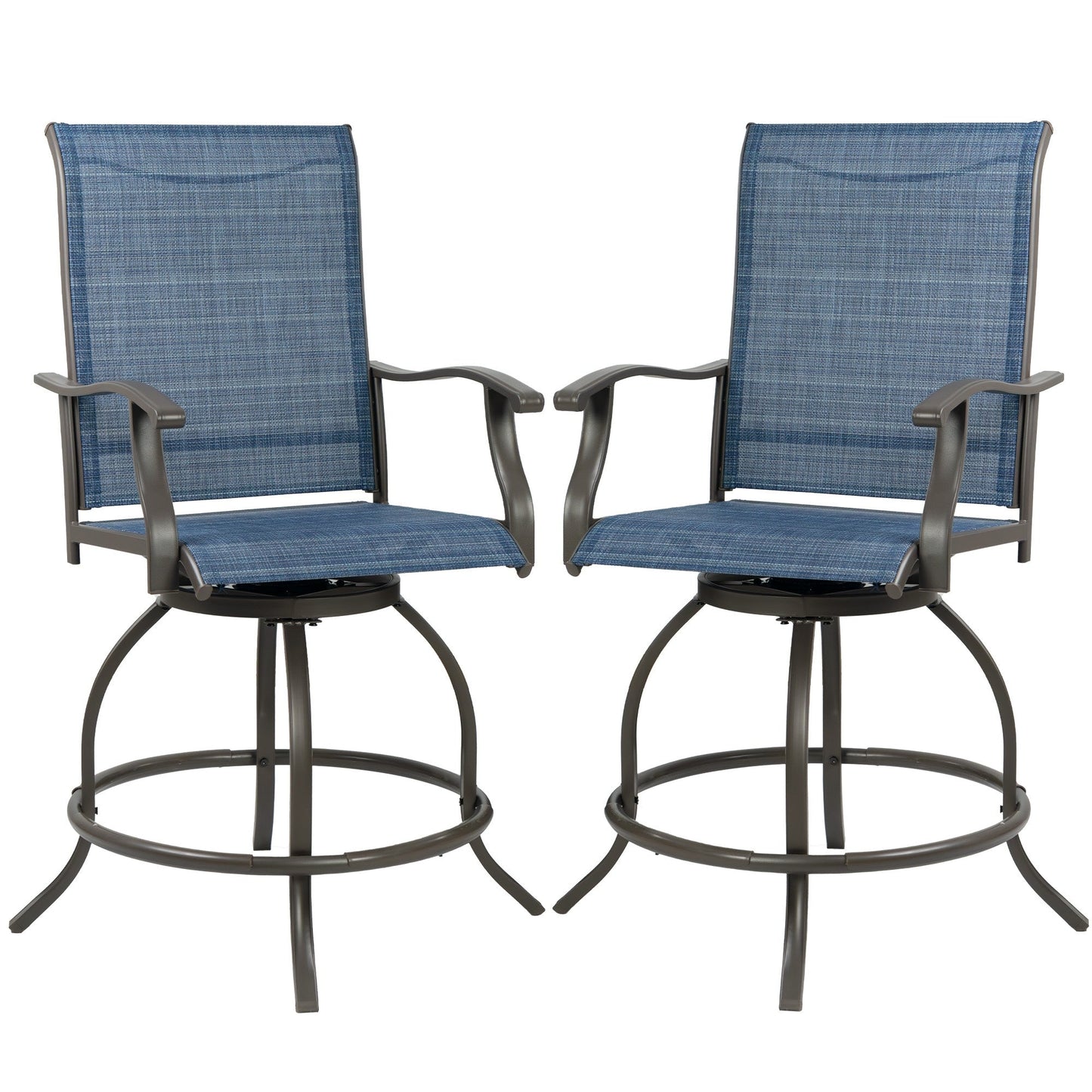 Ensemble de tabourets et chaises de bar pivotants hauts Kozyard Isabella