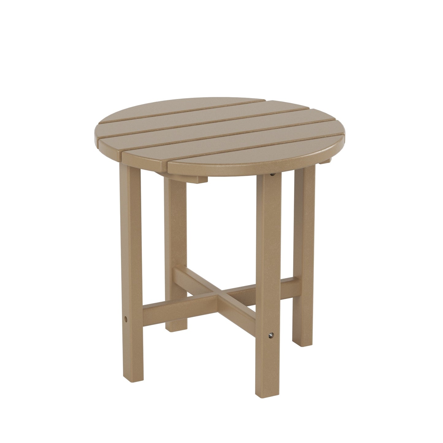 Chaises à bascule d'extérieur Polytrends Laguna en PEHD toutes saisons avec table d'appoint (ensemble de 3 pièces)