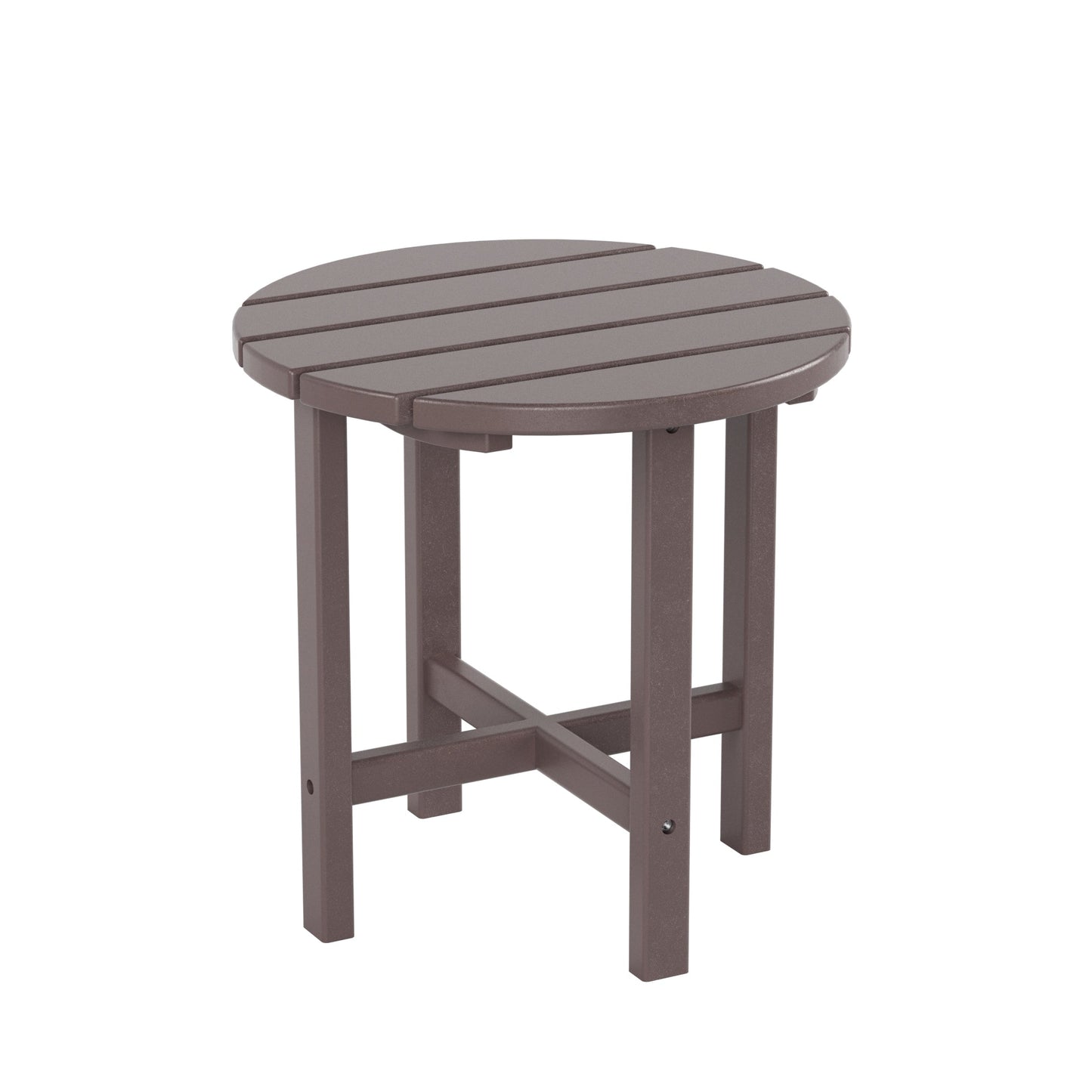 Chaises à bascule d'extérieur Polytrends Laguna en PEHD toutes saisons avec table d'appoint (ensemble de 3 pièces)