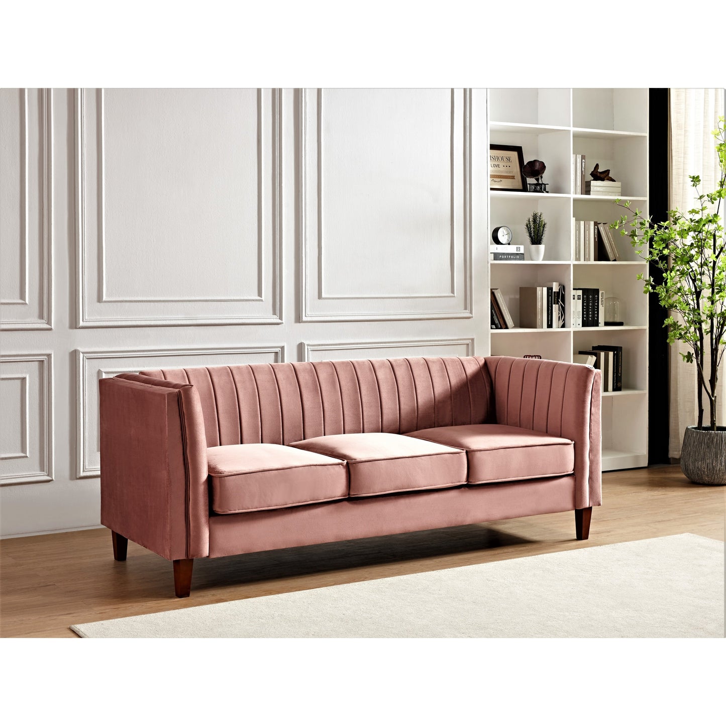 Canapé design carré capitonné Line