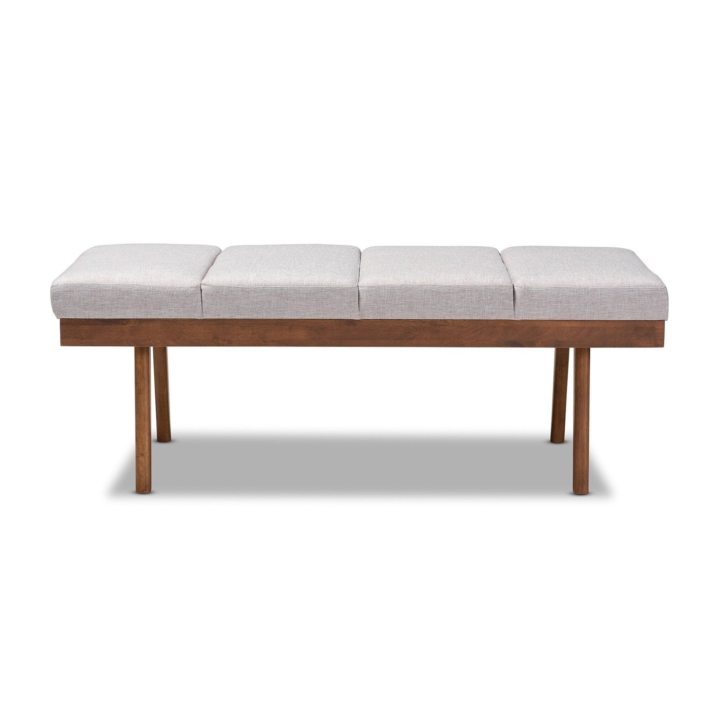Banc en tissu du milieu du siècle