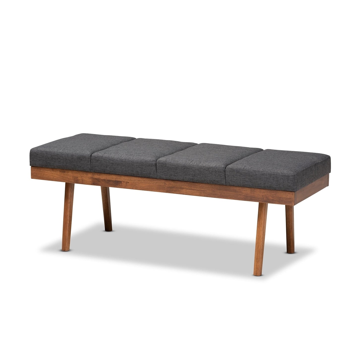 Banc en tissu du milieu du siècle