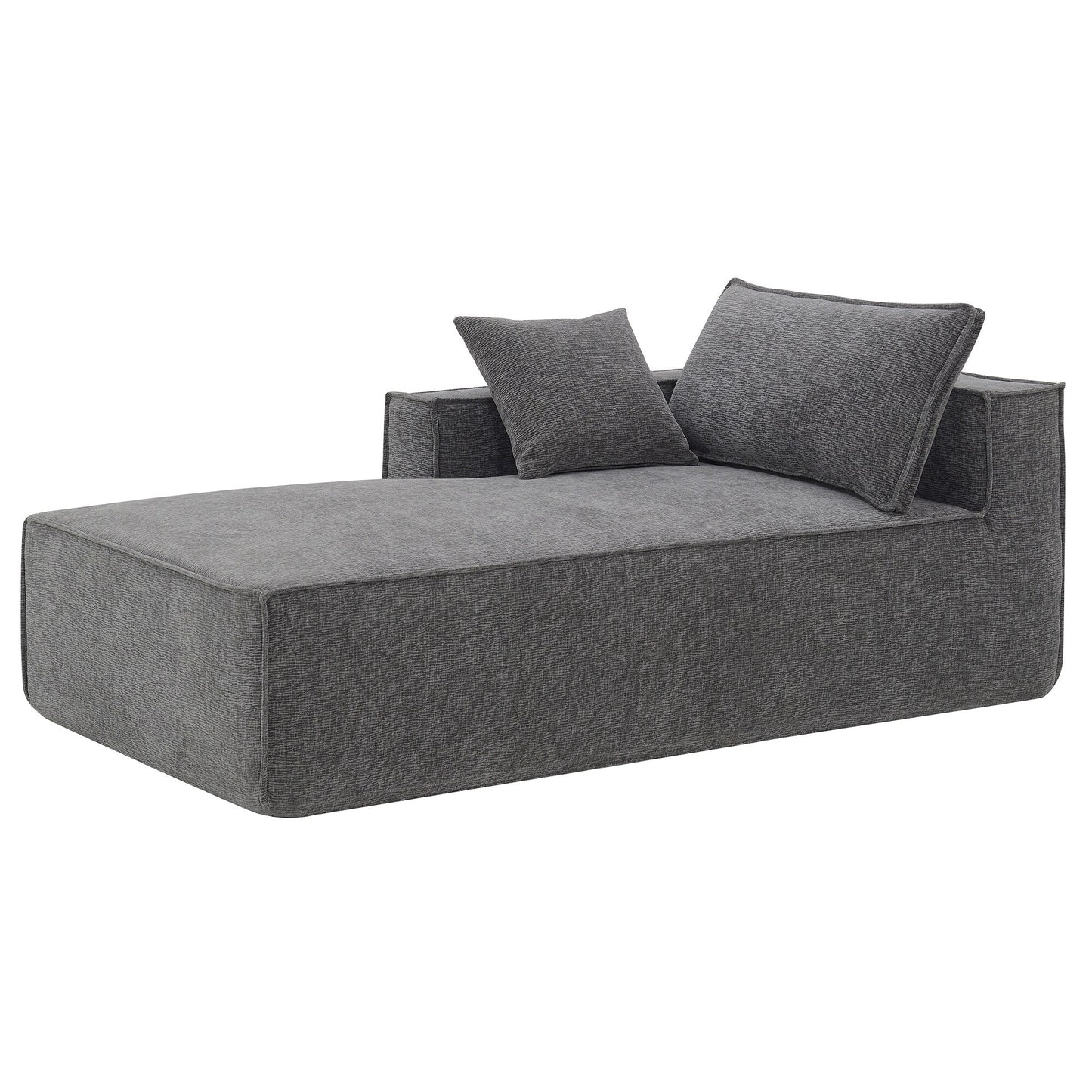 Canapé modulaire de style minimaliste, ensemble de canapés en chenille infroissable, canapé compressé en forme de L pour le salon