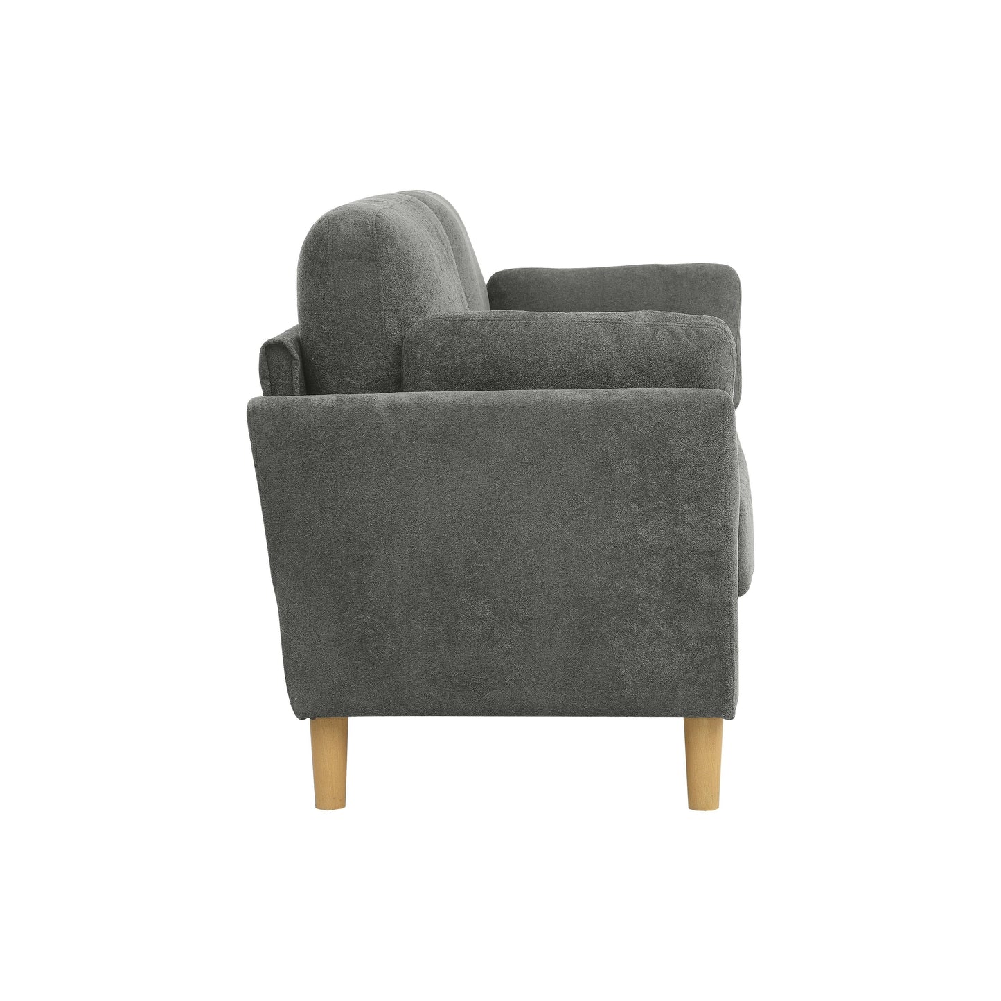 Canapé rembourré minimaliste - 2 places - 30,5 P x 66 L x 35 H