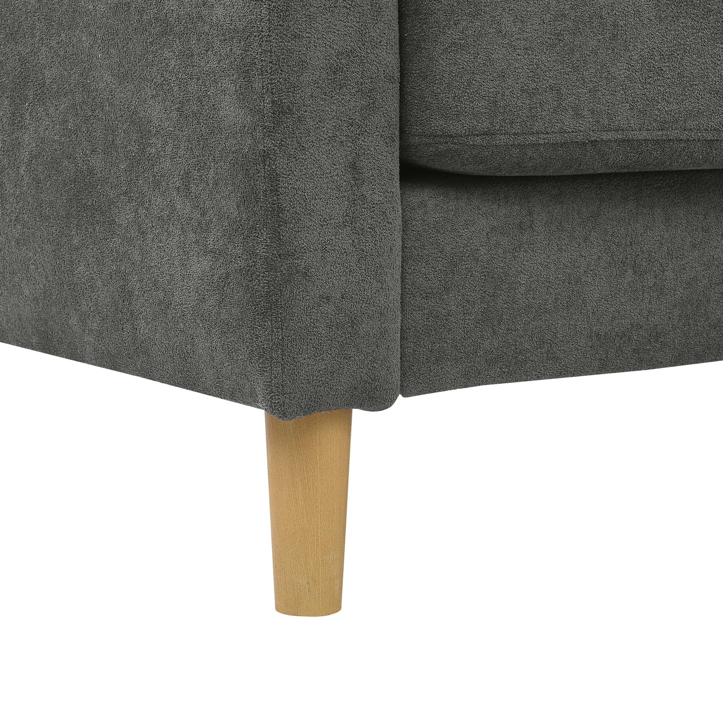 Canapé rembourré minimaliste - 2 places - 30,5 P x 66 L x 35 H