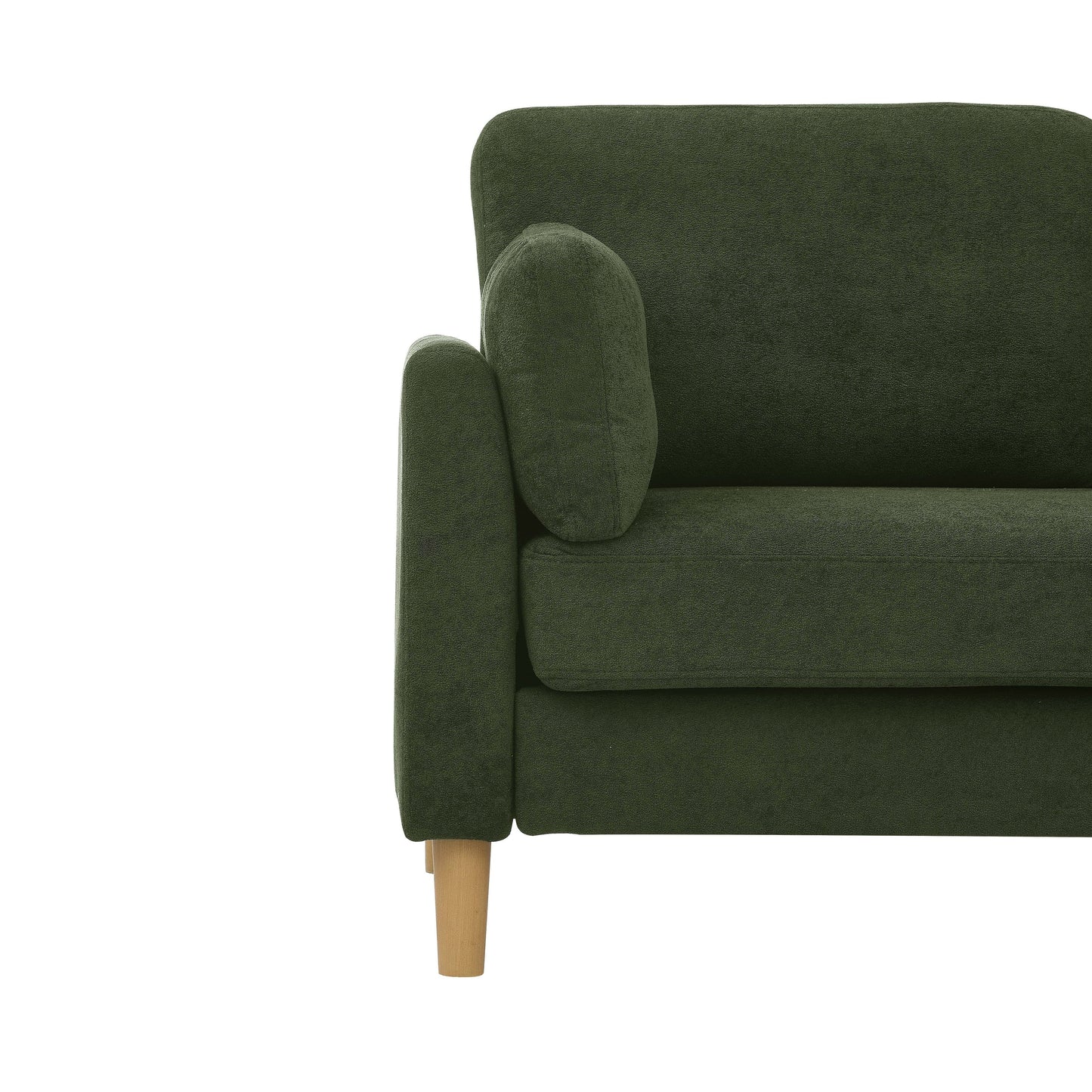 Canapé rembourré minimaliste - 2 places - 30,5 P x 66 L x 35 H