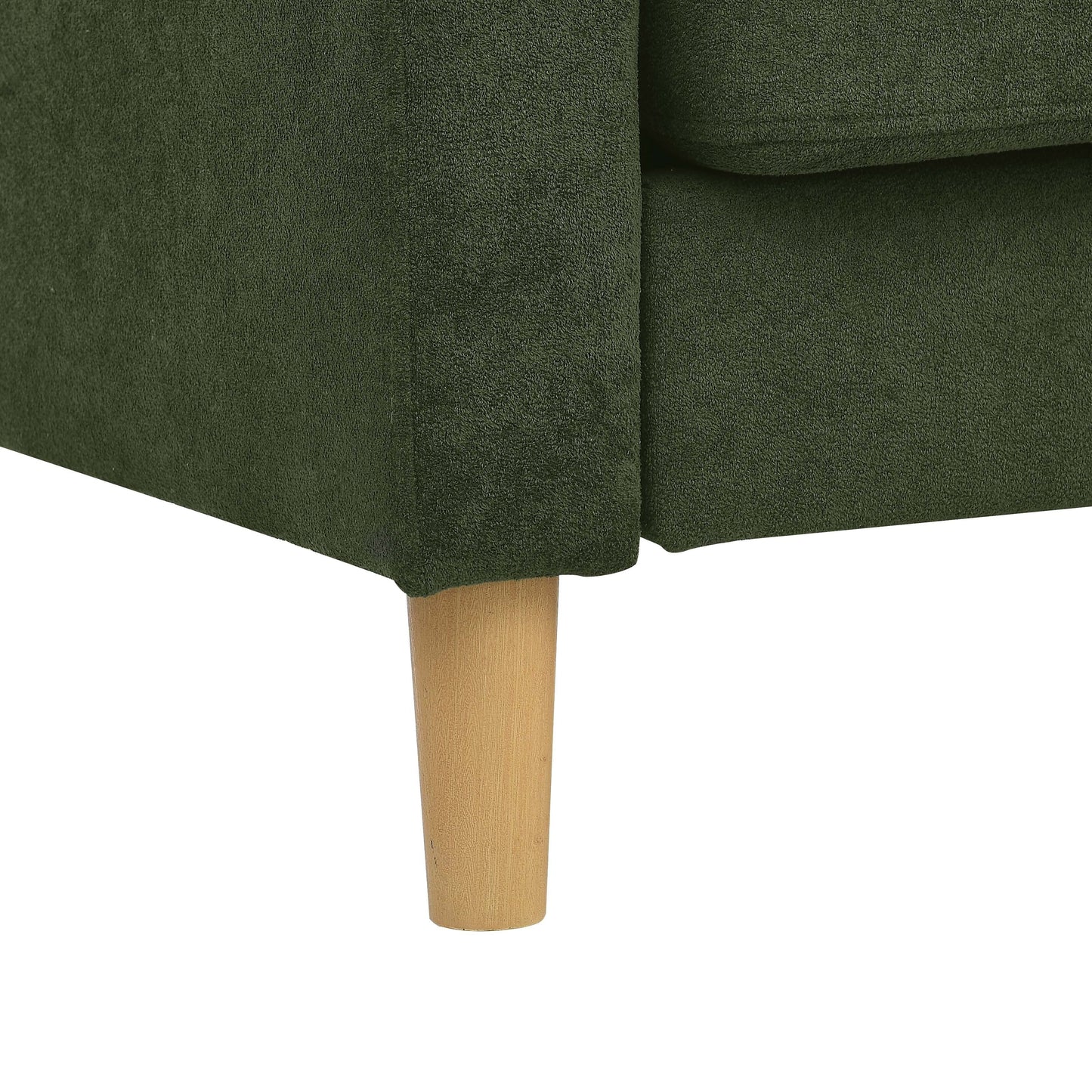 Canapé rembourré minimaliste - 2 places - 30,5 P x 66 L x 35 H