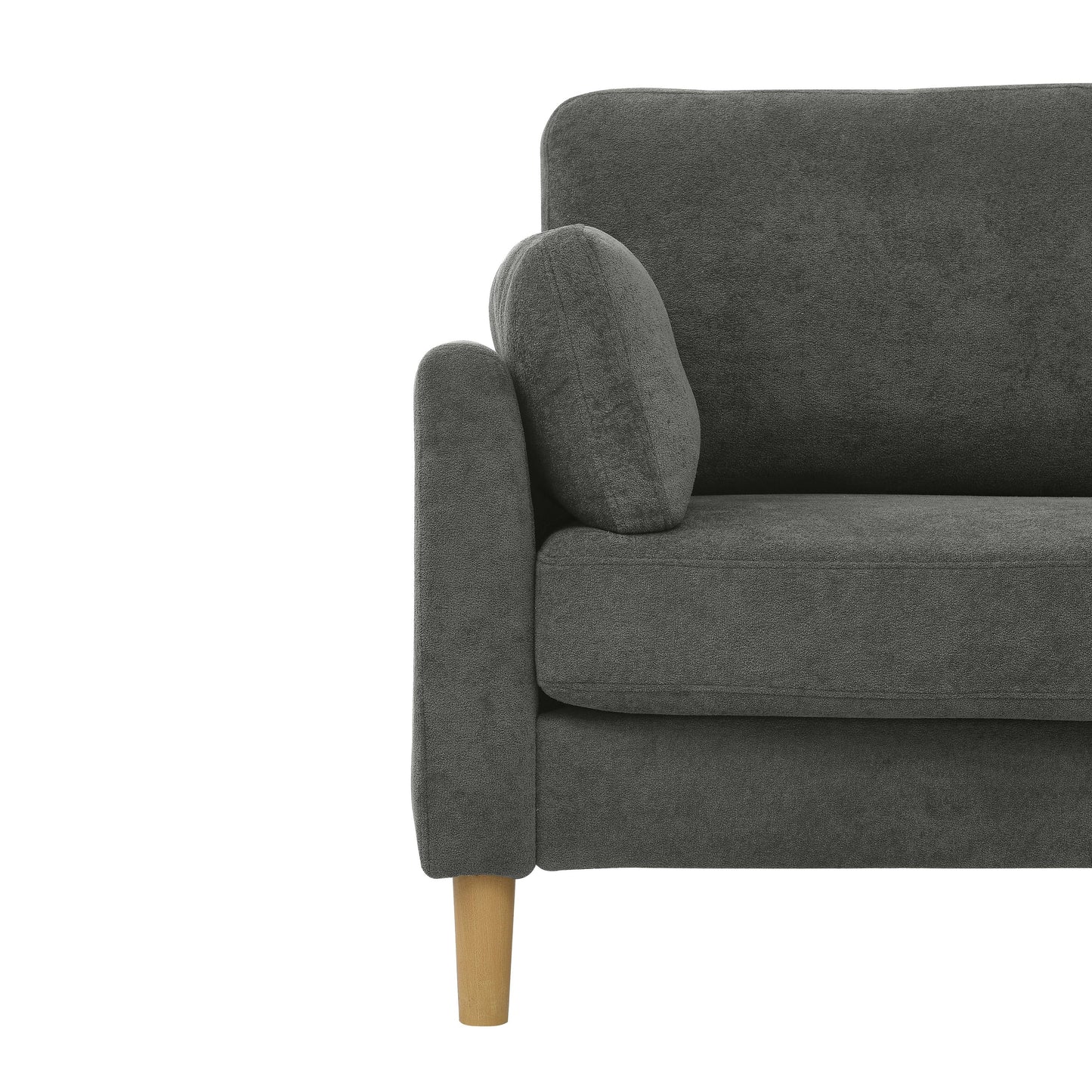 Canapé rembourré minimaliste - 2 places - 30,5 P x 66 L x 35 H