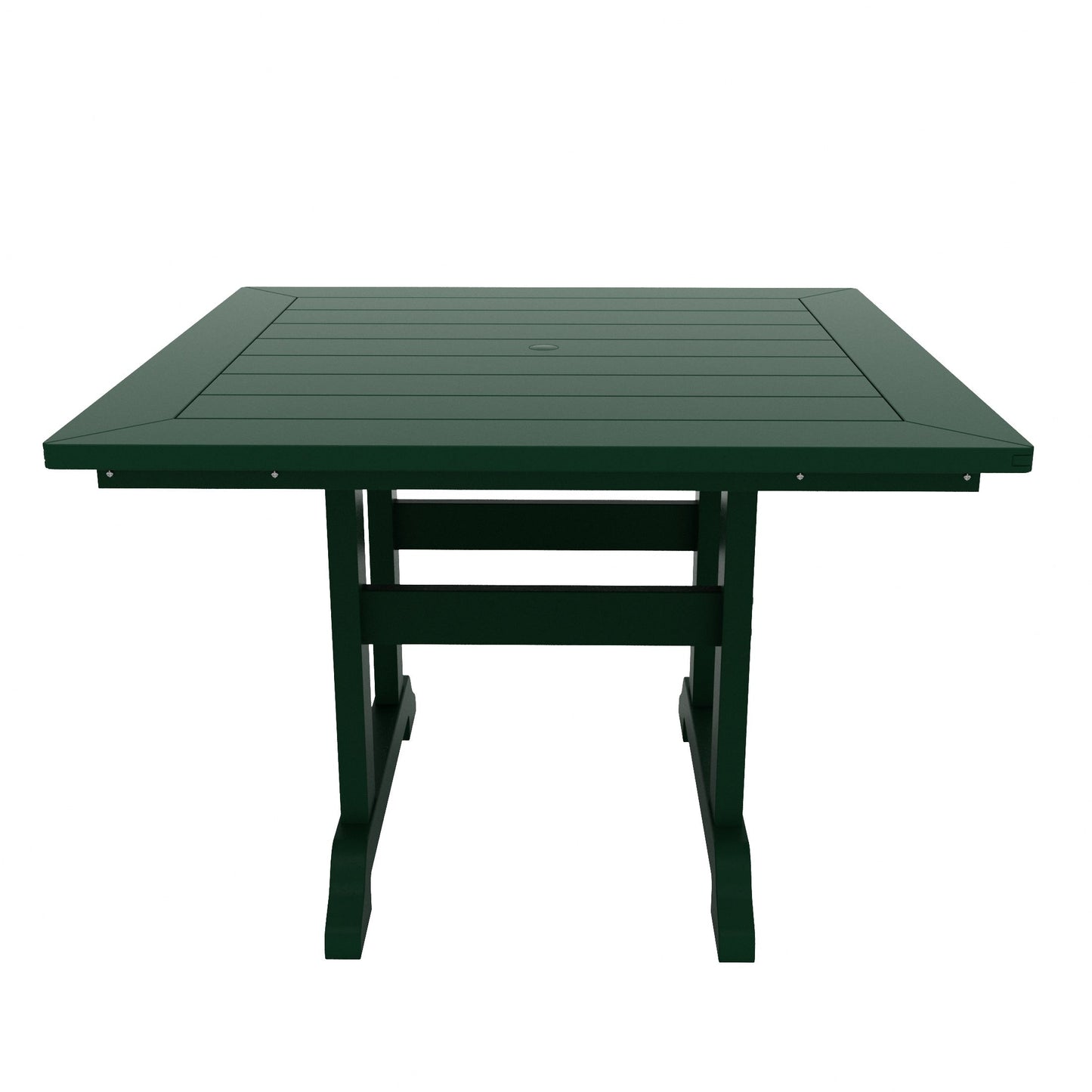 Ensemble de salle à manger d'extérieur Polytrends Shoreside, 5 pièces, carré, en polyester, respectueux de l'environnement, toutes saisons, avec fauteuils