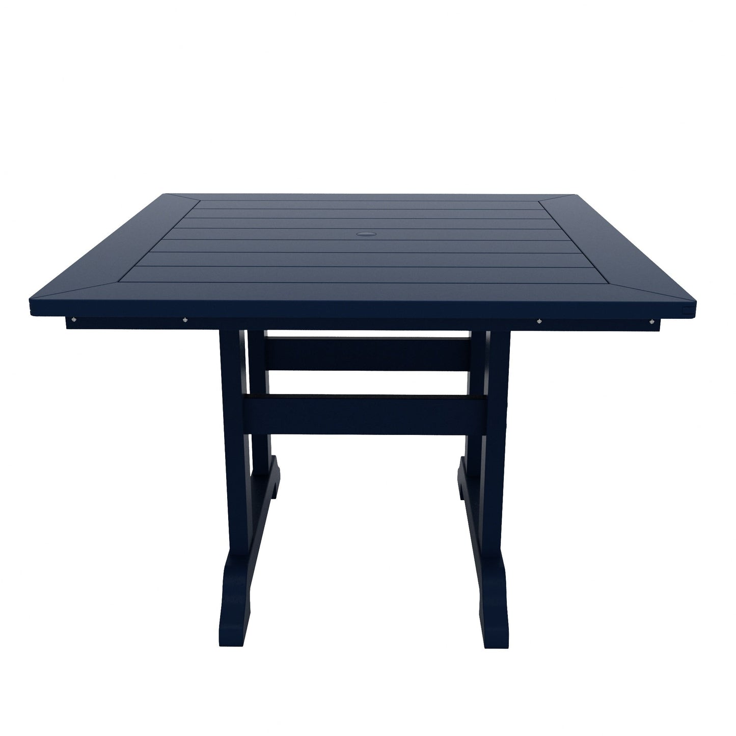 Ensemble de salle à manger d'extérieur Polytrends Shoreside, 5 pièces, carré, en polyester, respectueux de l'environnement, toutes saisons, avec fauteuils