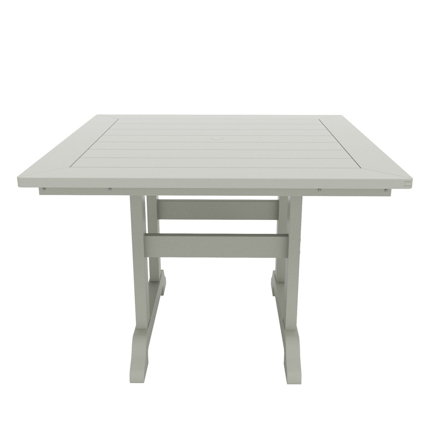 Ensemble de salle à manger d'extérieur Polytrends Shoreside, 5 pièces, carré, en polyester, respectueux de l'environnement, toutes saisons, avec fauteuils