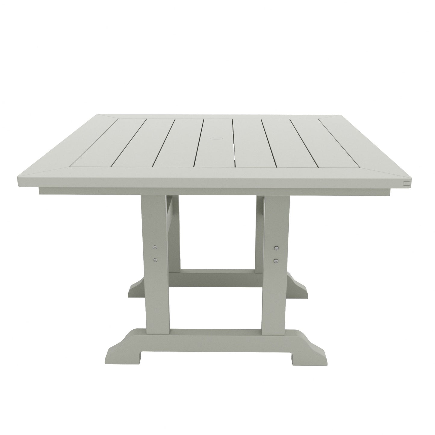 Ensemble de salle à manger d'extérieur Polytrends Shoreside, 5 pièces, carré, en polyester, respectueux de l'environnement, toutes saisons, avec fauteuils