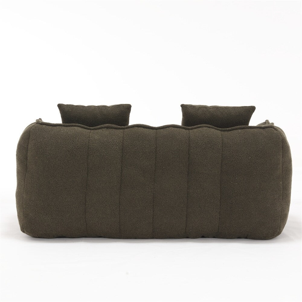 Canapé inclinable moderne en chenille avec mousse haute résilience
