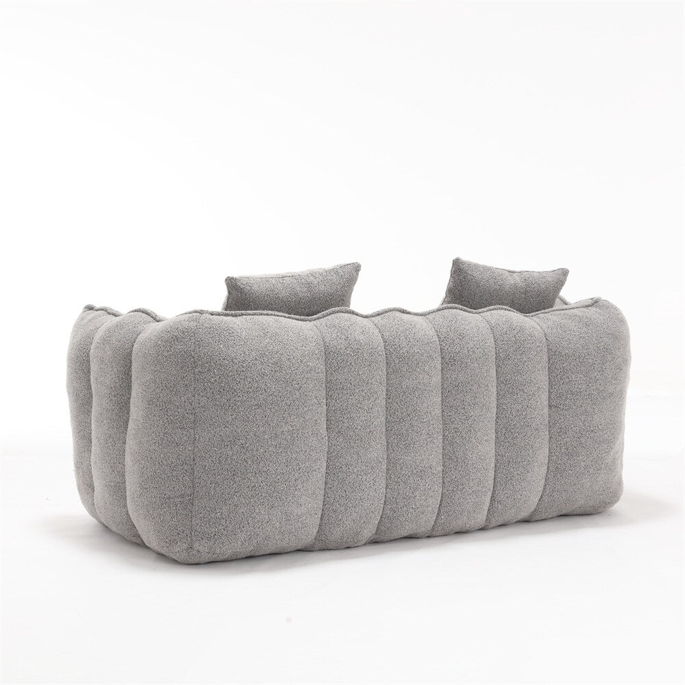Canapé inclinable moderne en chenille avec mousse haute résilience