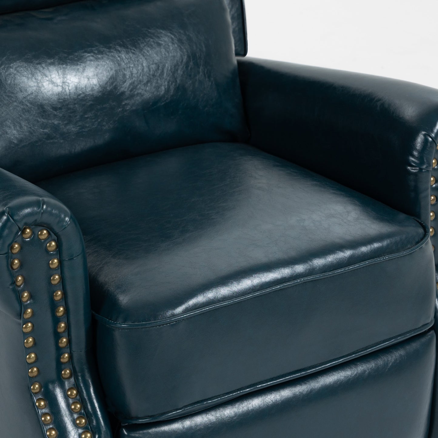 Fauteuil inclinable moderne rembourré en cuir PU
